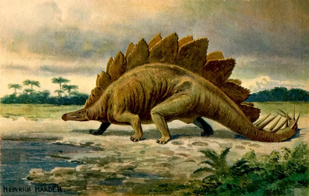 Генрих Хардер динозавры картины