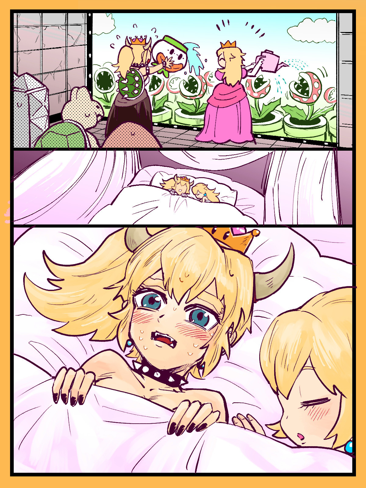 Bowsette tries every hole