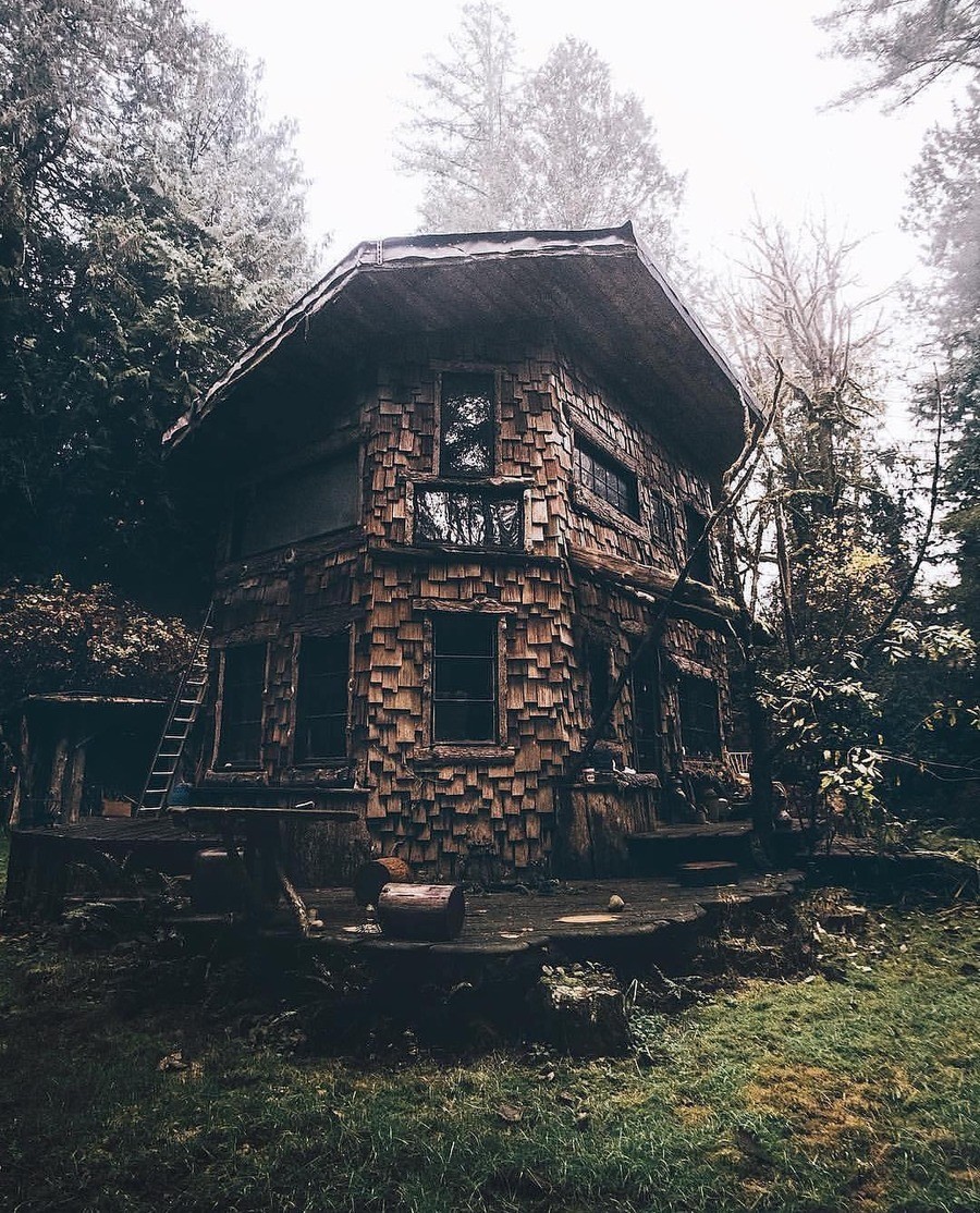 Ведьмин дом в лесу