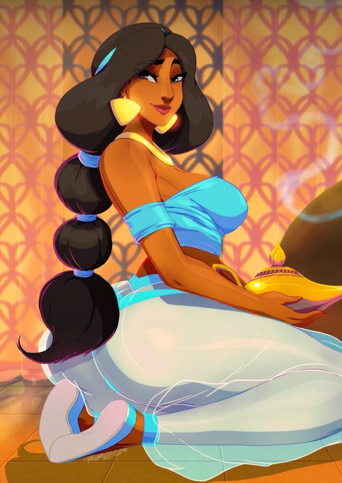 Порно видео с Princess Jasmine Принцеса Жасмин