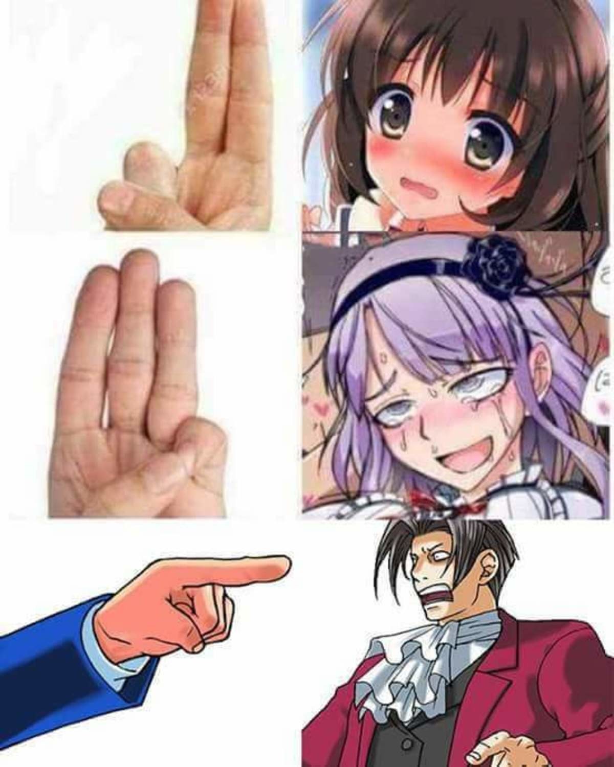 Аниме пальцы