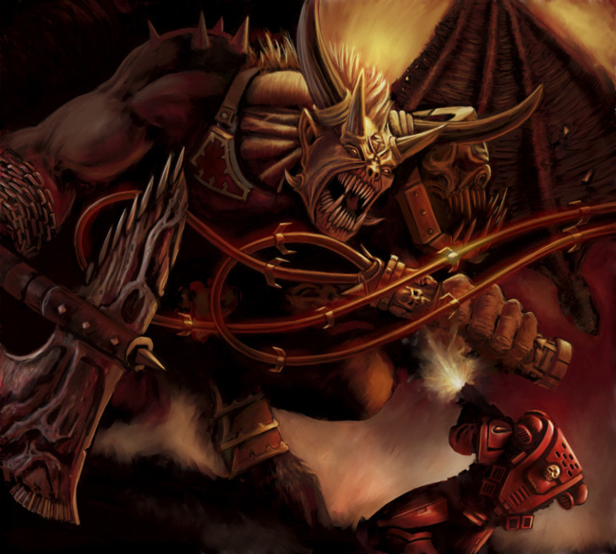 Warhammer 40000 демоны Кхорна