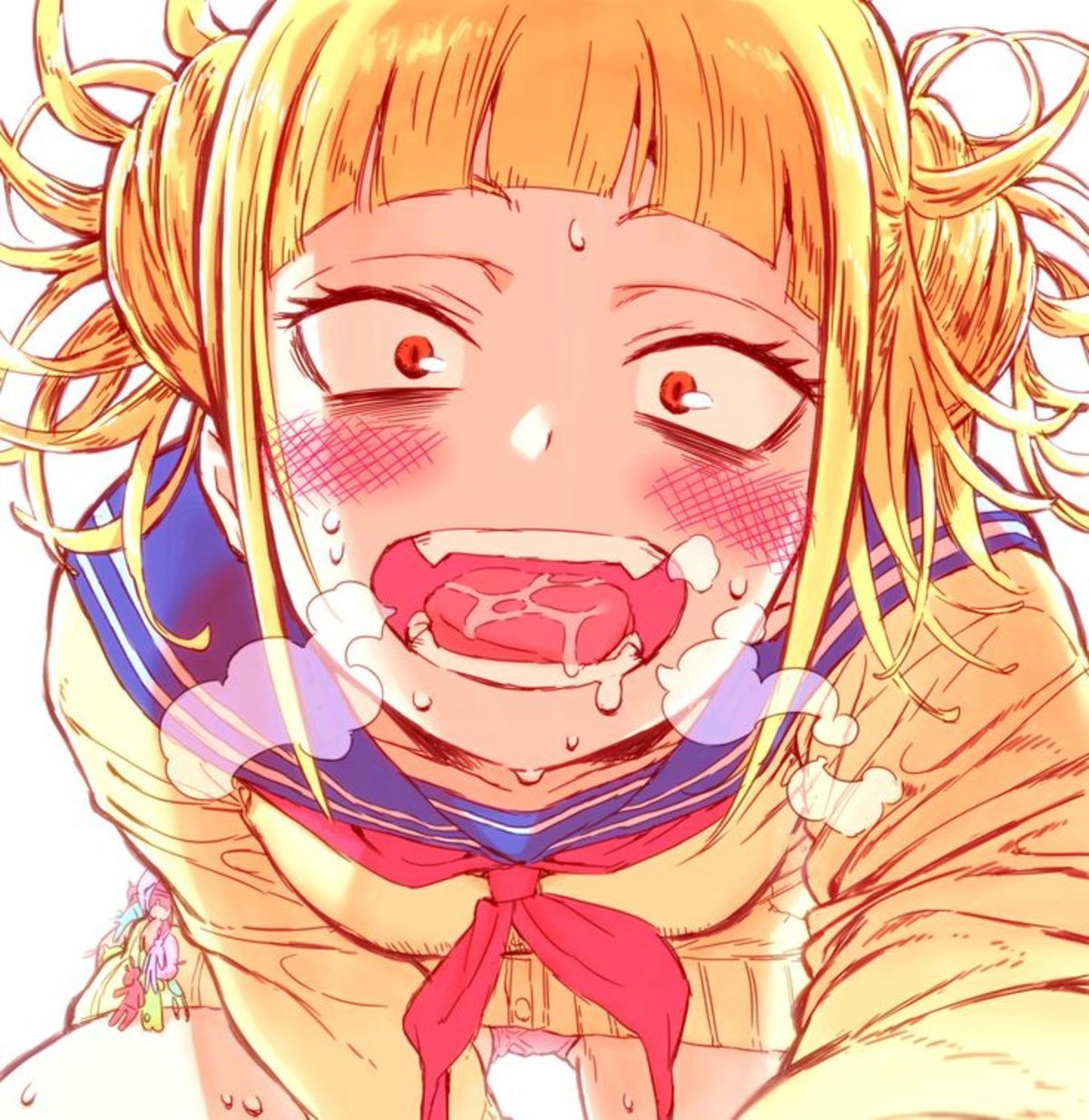 Hero academia toga sucks lucky free porn pic