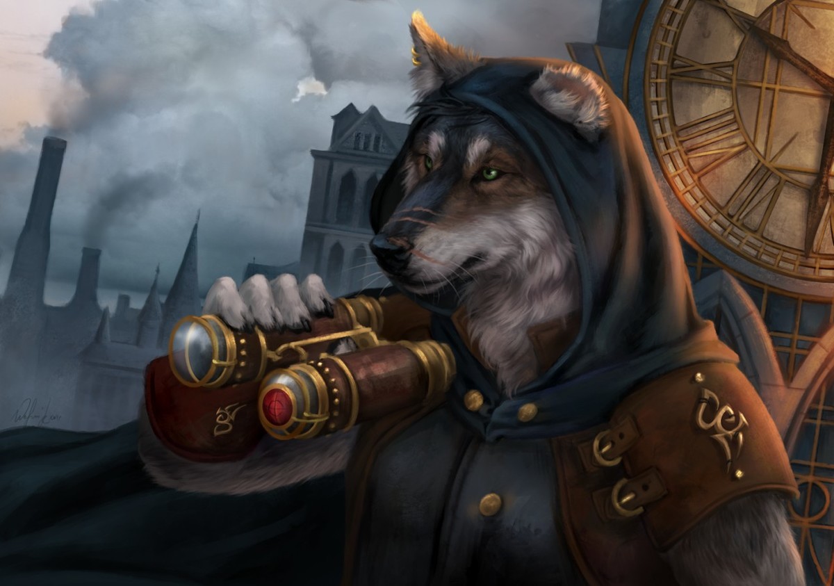 Steampunk Wolf