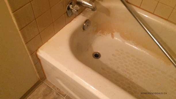 Clean Dirty Grout Tiles And Bathtub, How To Grout A Bathtub