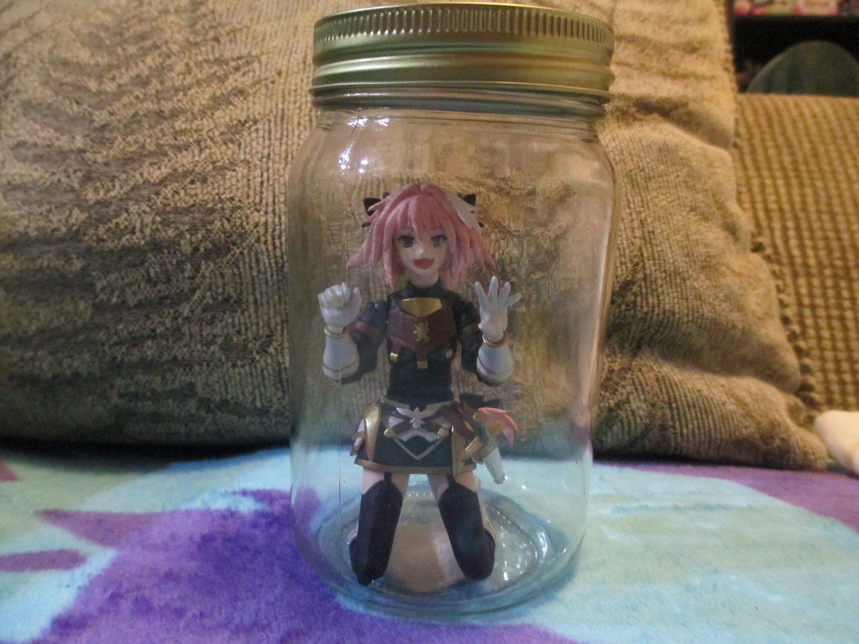 Anime figure jar