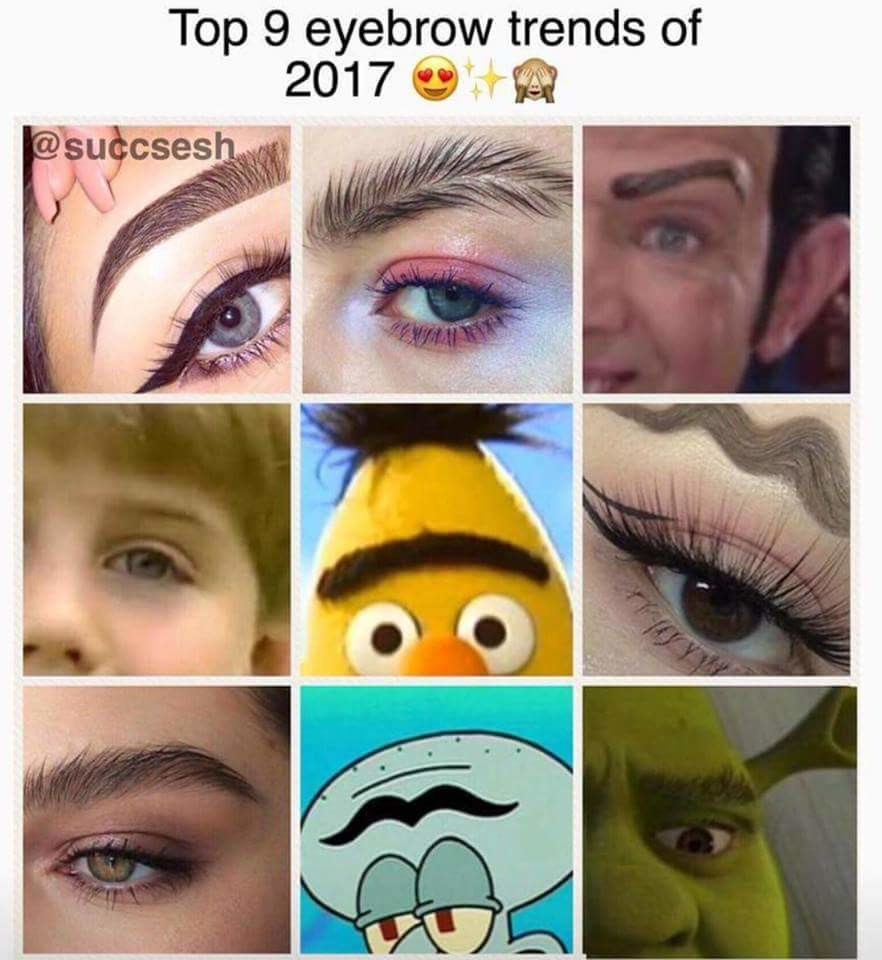 Chola eyebrow meme