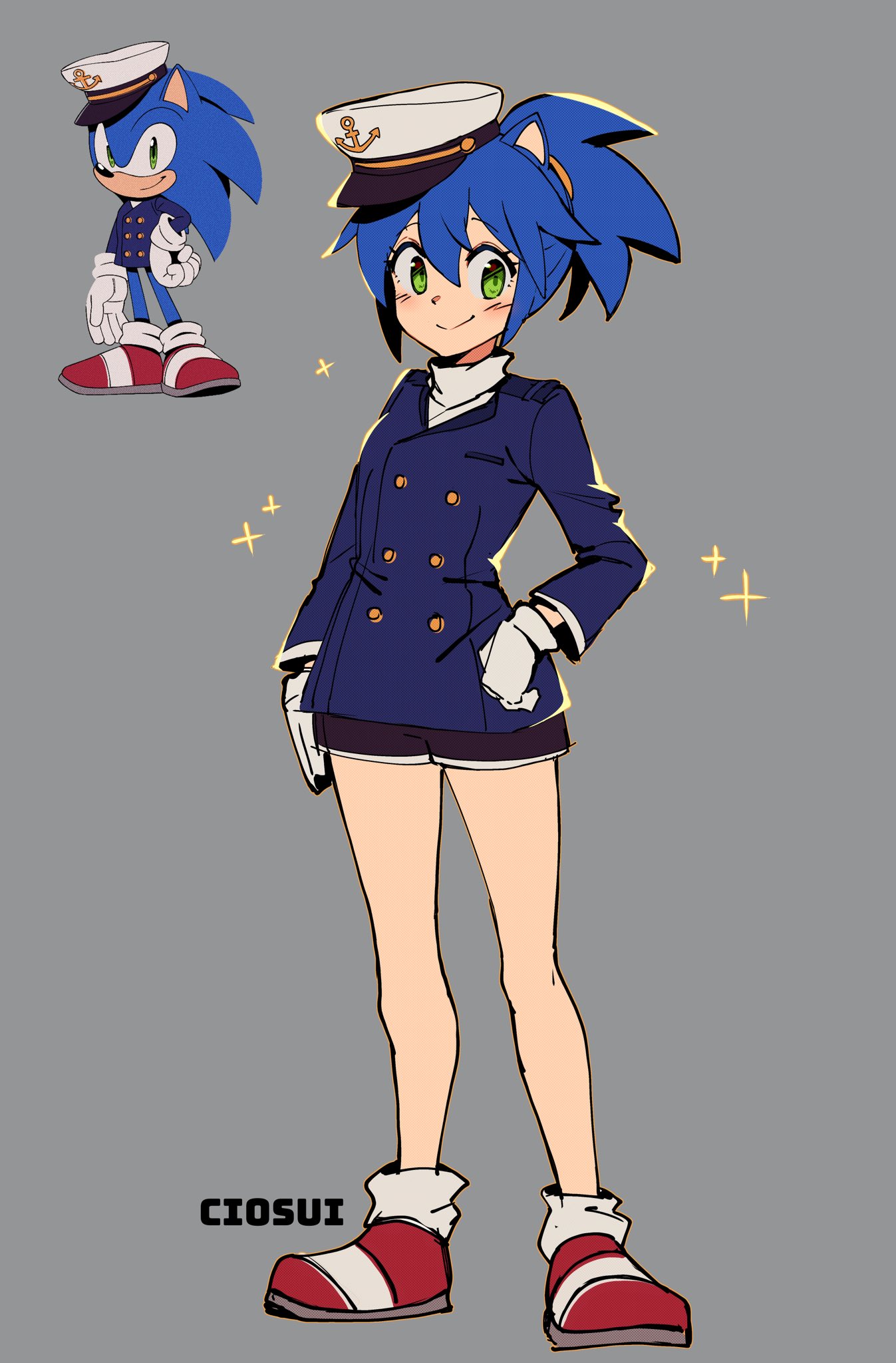 sonic characters as humans anime