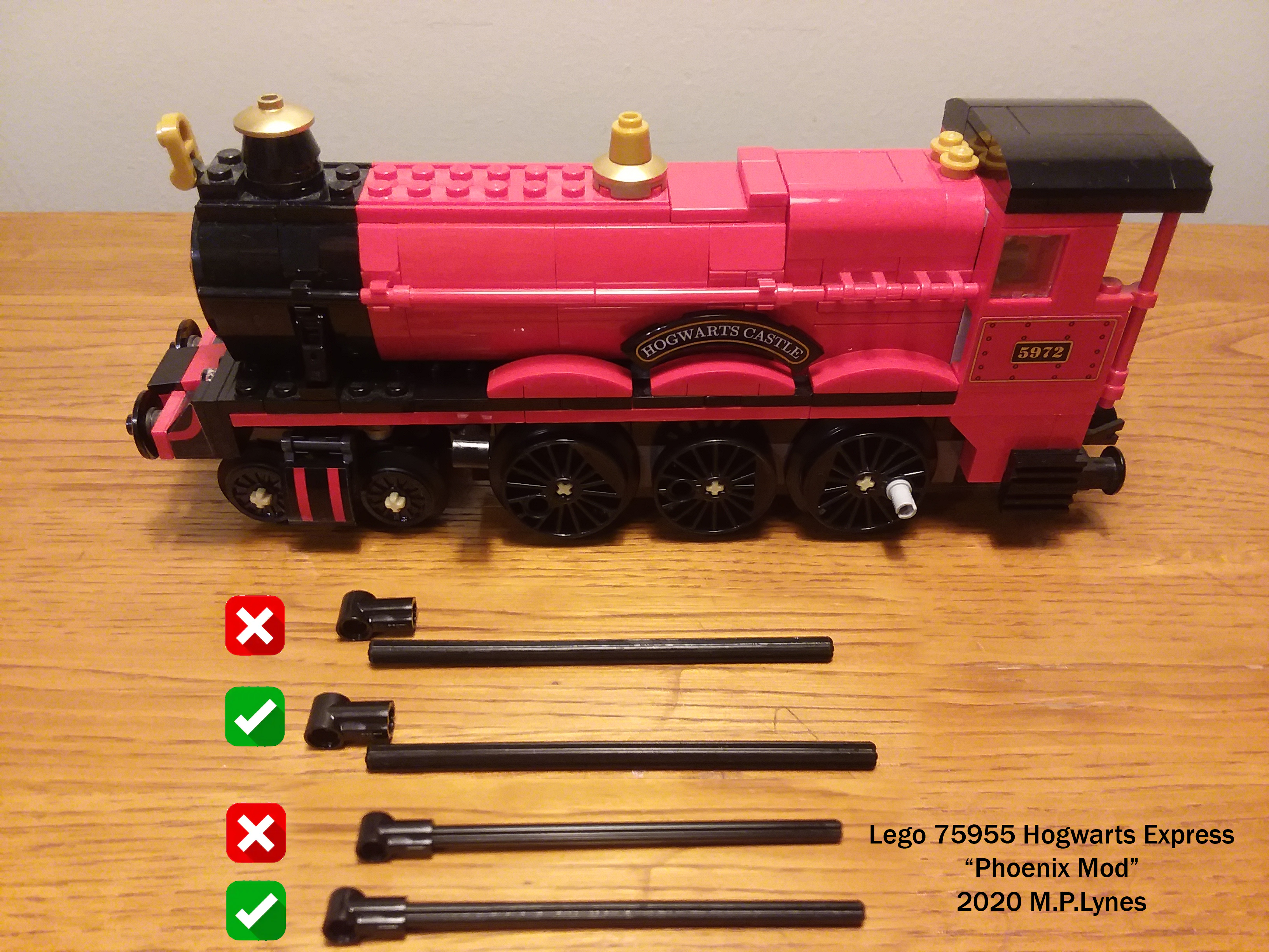 lego hogwarts express power functions