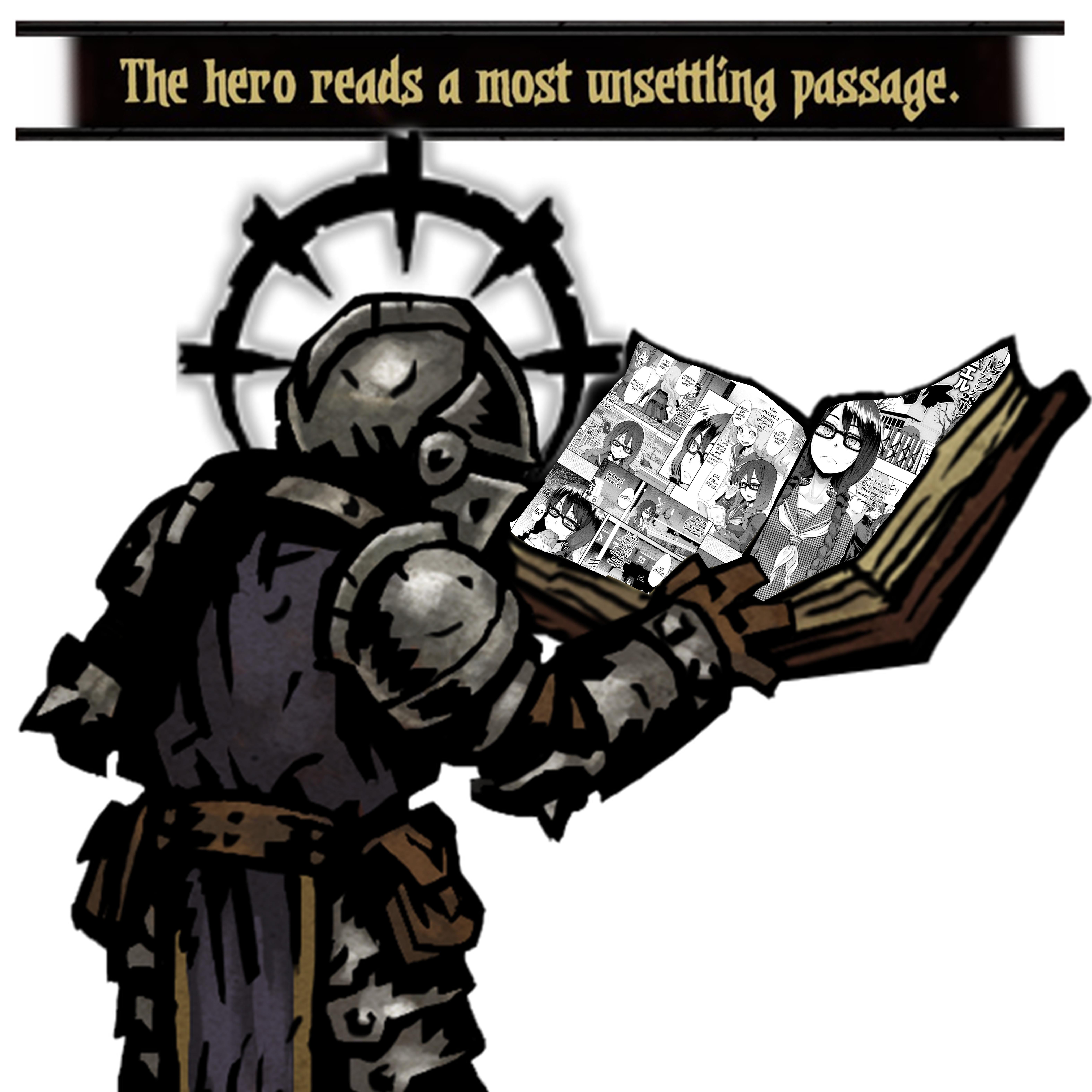 Hero reader. Darkest Dungeon Крестоносец стресс. Darkest Dungeon Мем. Darkest Dungeon Крестоносец Мем. Крестоносец ДД.