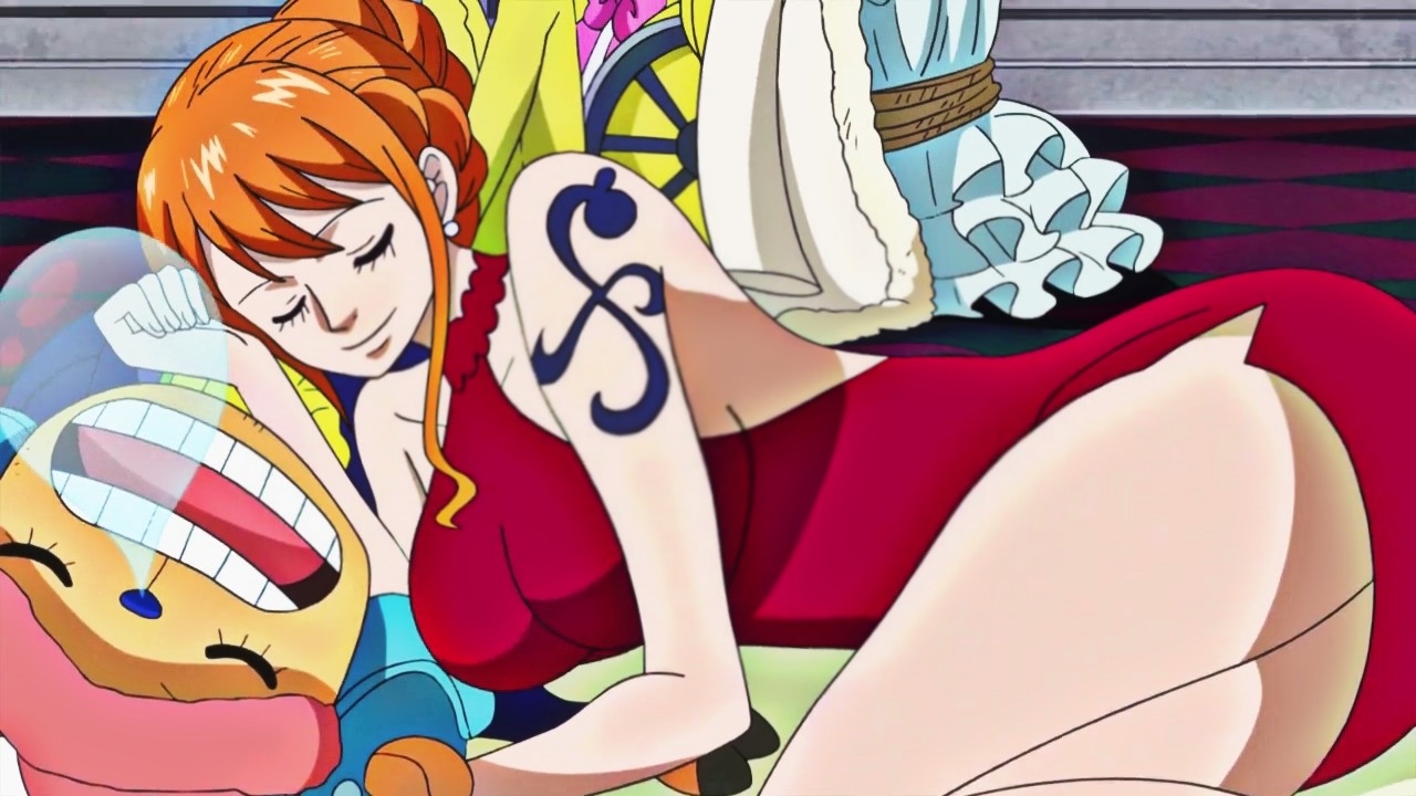 Nami in her third Whole Cake Island Outfit.