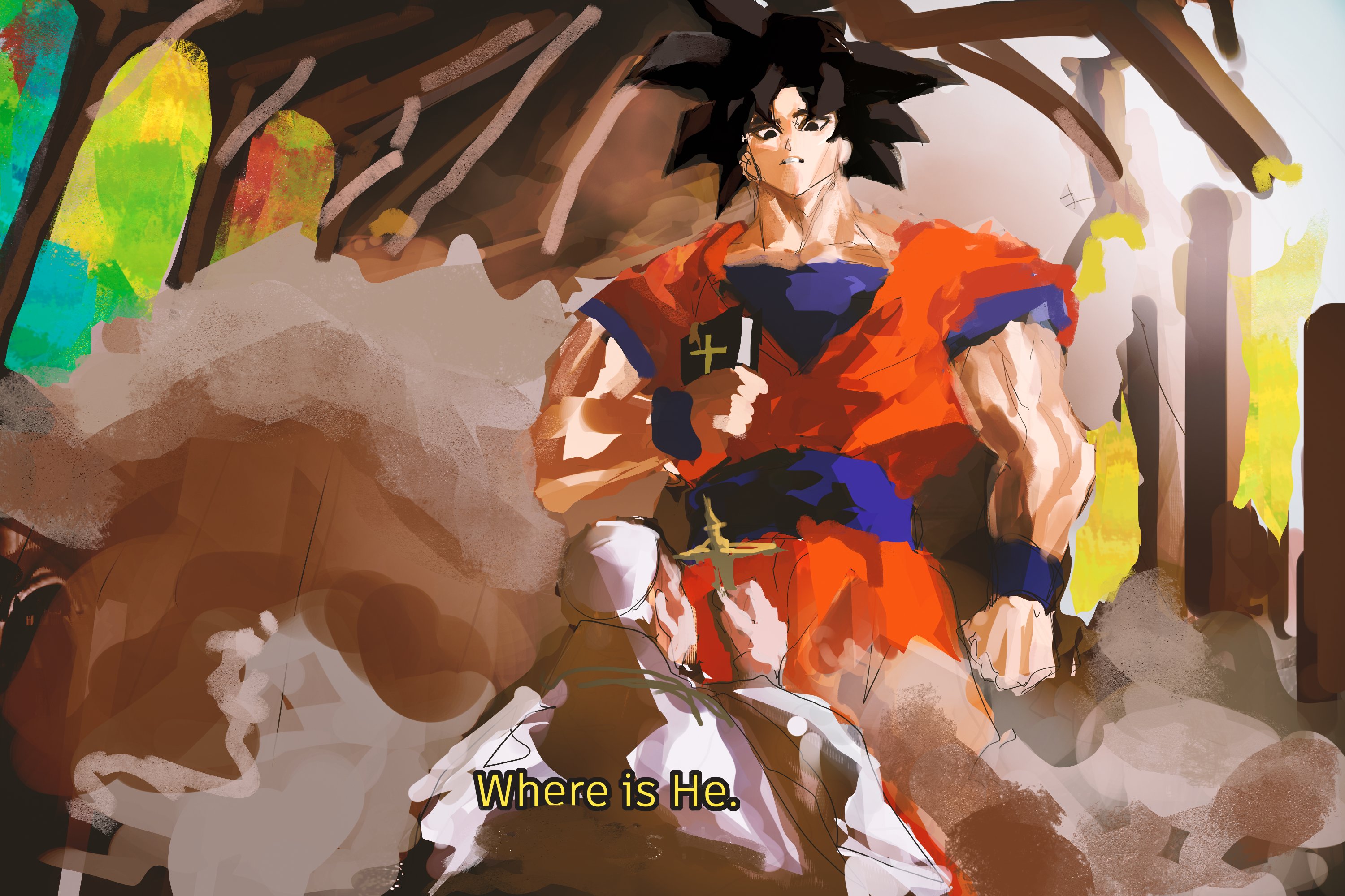 Hey Its Me Goku I Heard Your Lord And Savior Was Pretty Strong