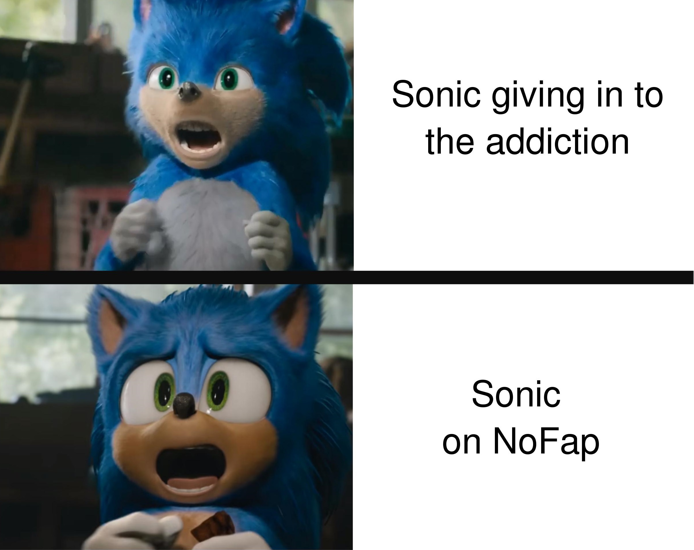 Nofap before and after