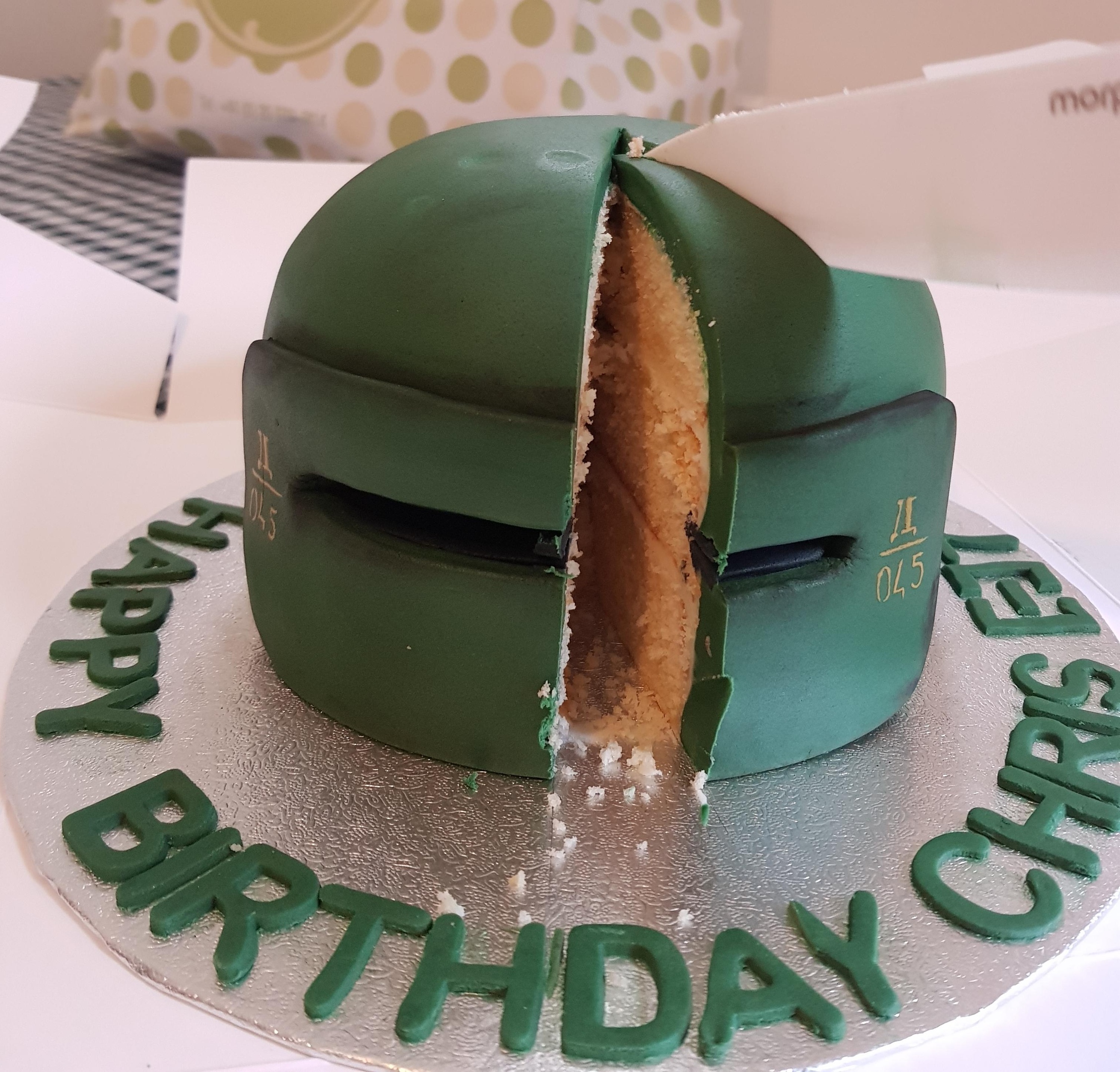 Under siege birthday cake