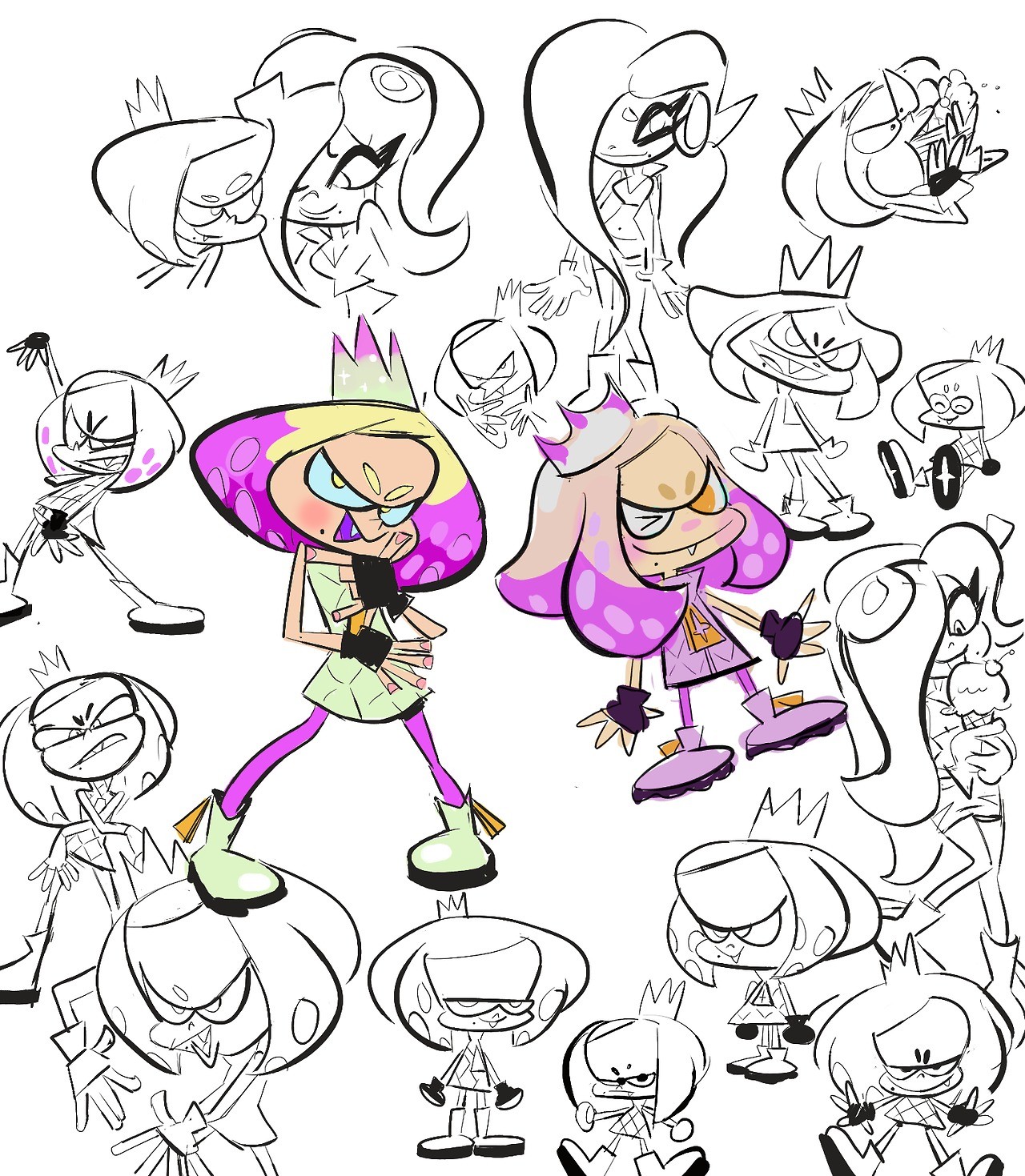 Splatoon 2 Sketches