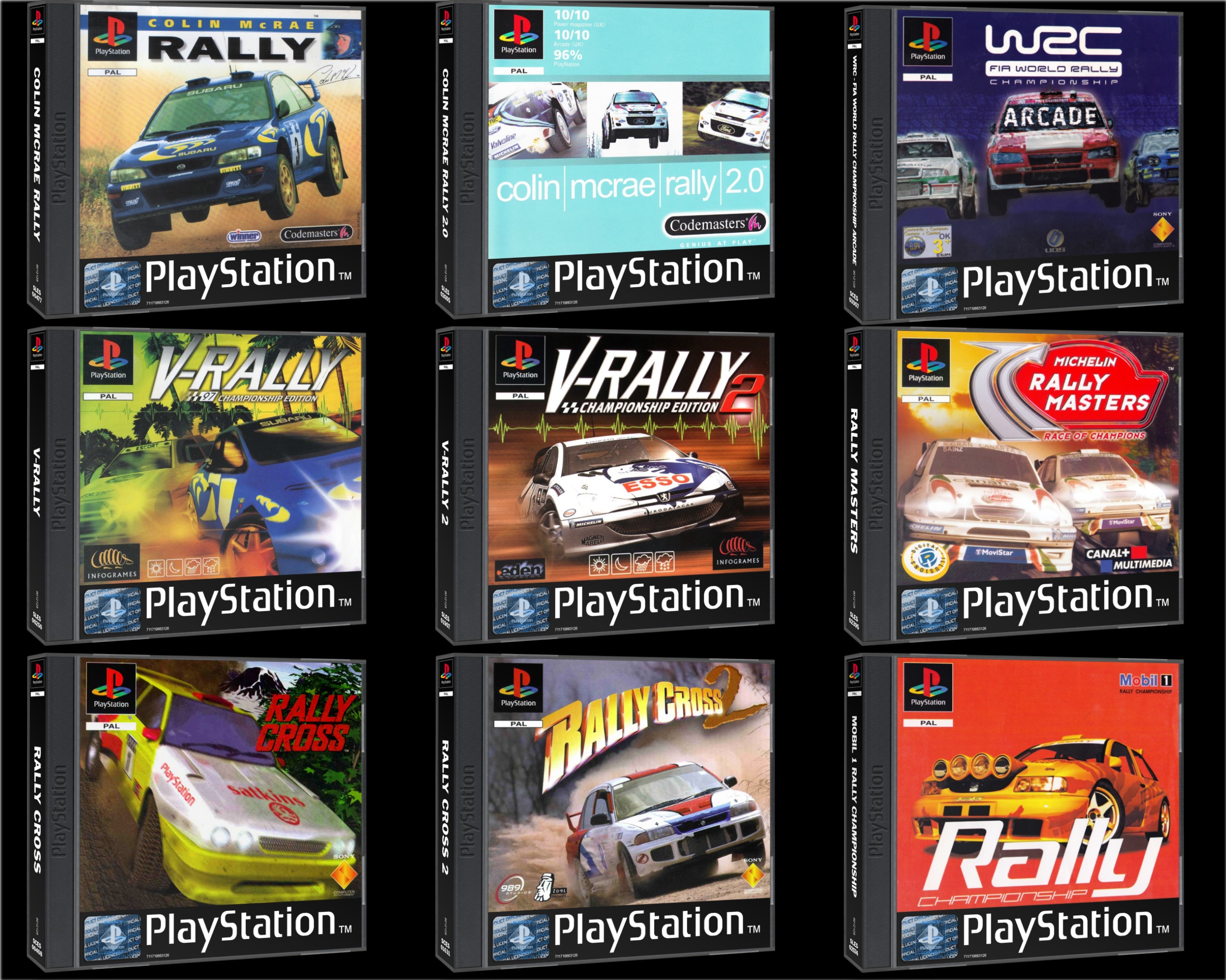 PlayStation One Rally Games