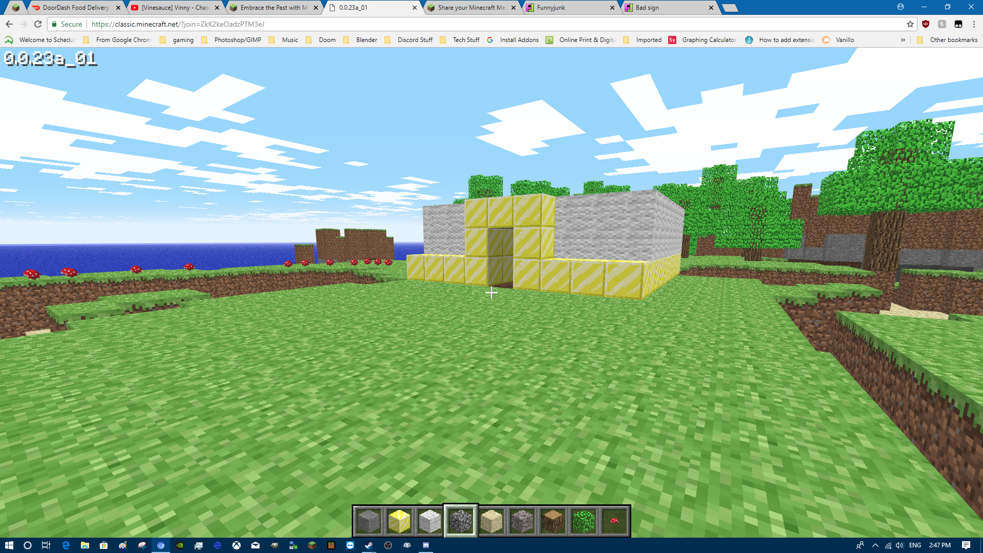 play minecraft alpha in browser