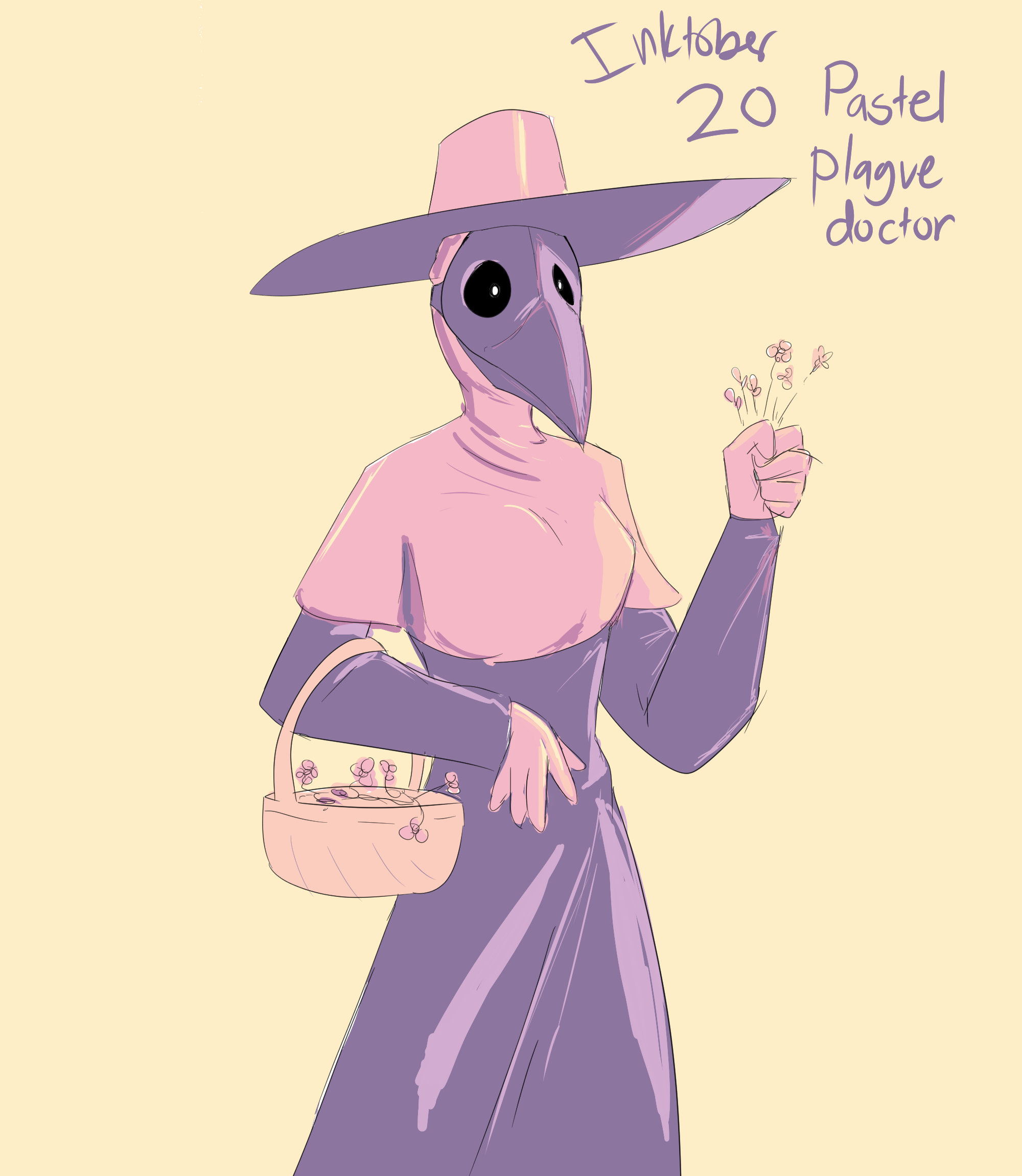Pastel plague doctor