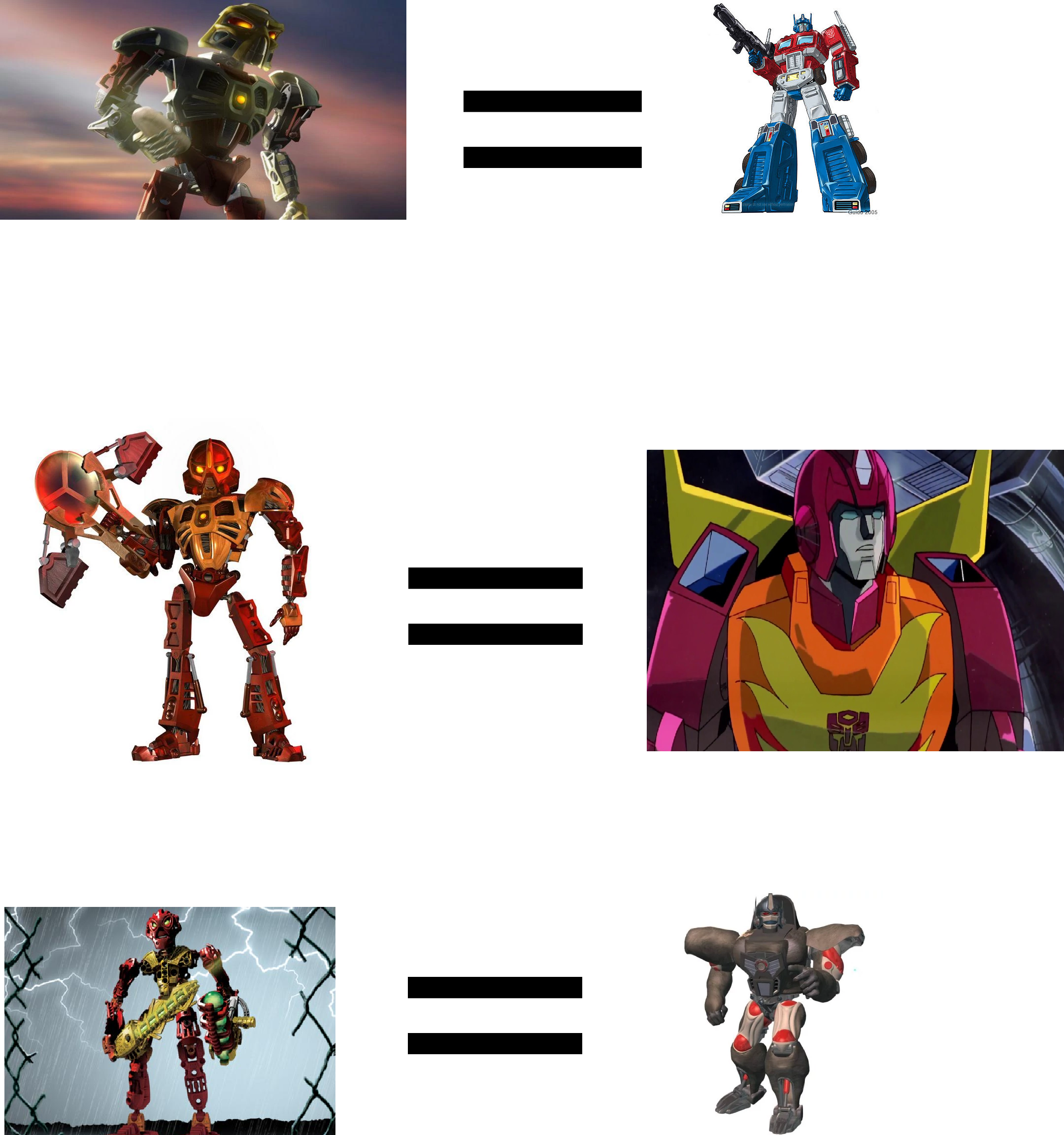 bionicle transformers