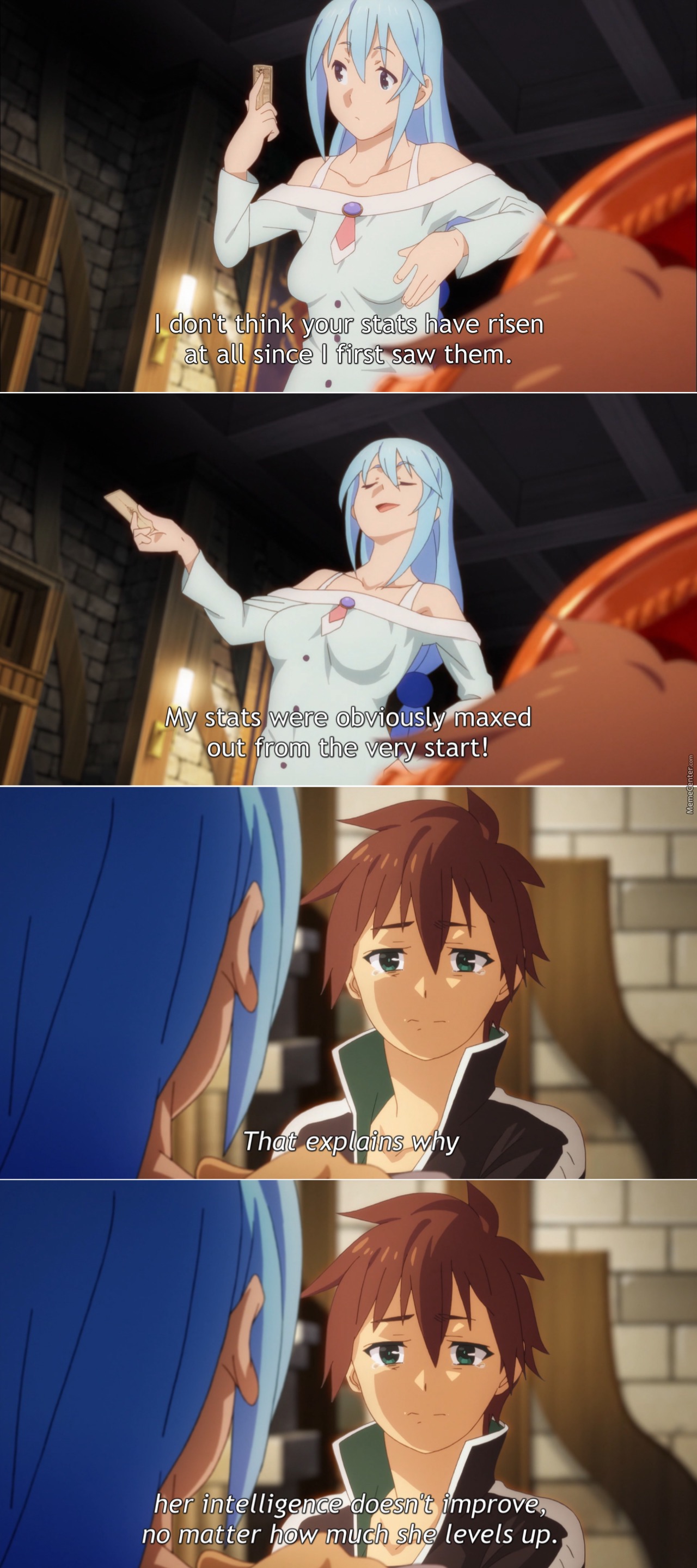 Alone with your fresh Kazuma meme : r/Konosuba