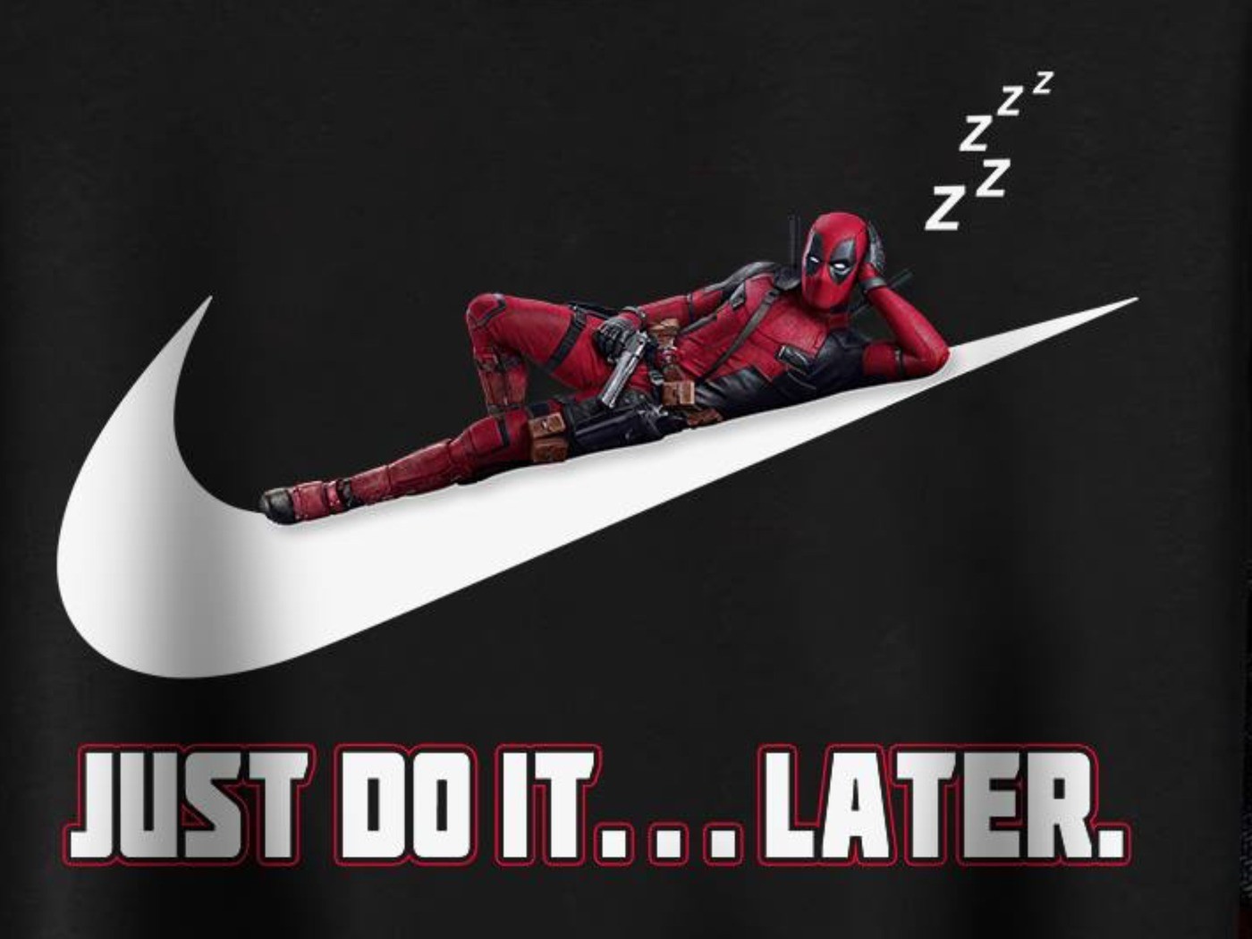 just do it later spiderman