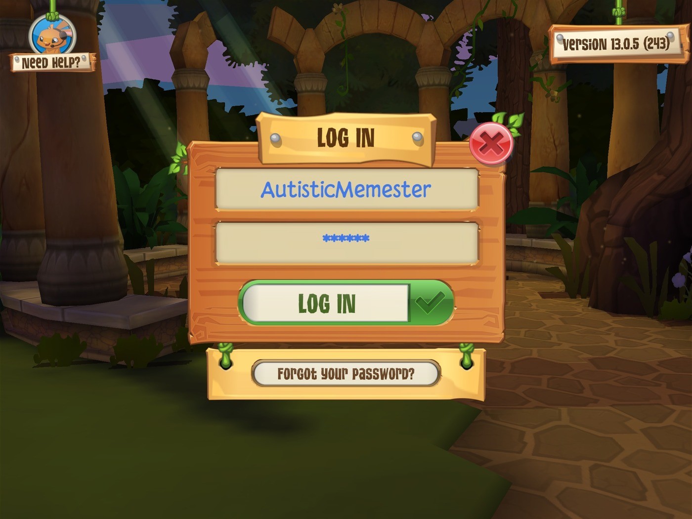 Help me get my animal jam play wild account back