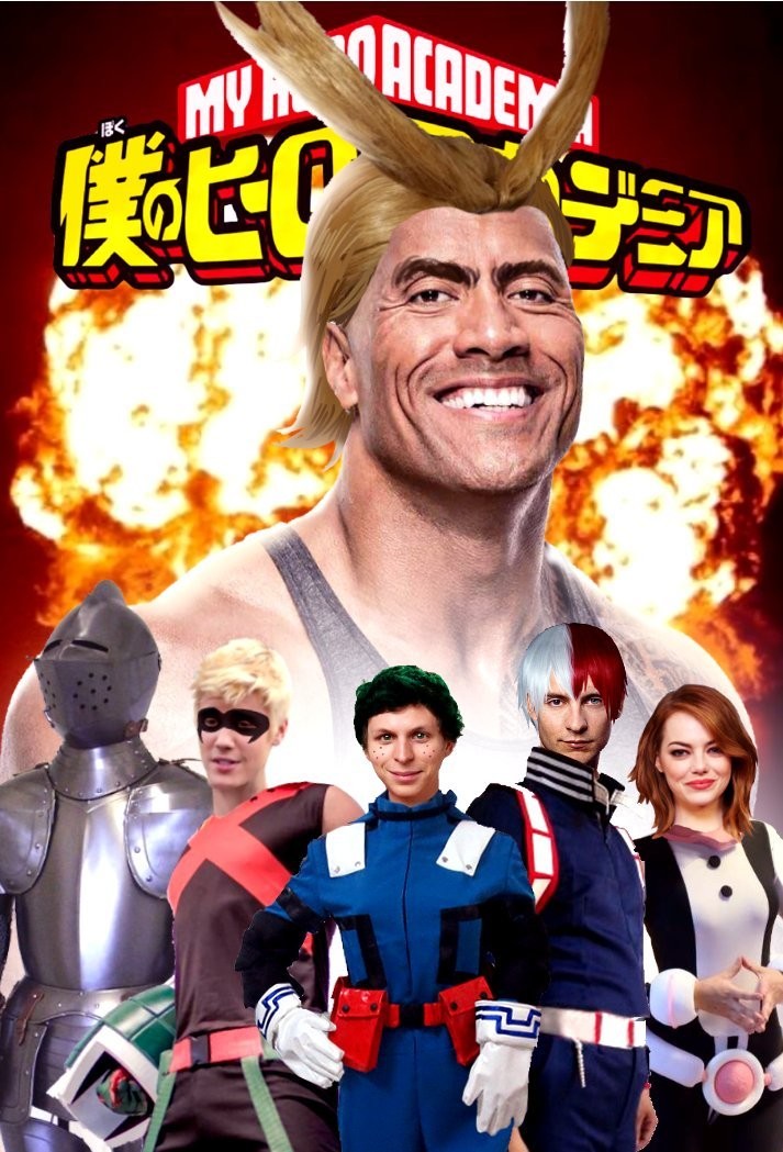 totally legit live action BNHA movie poster