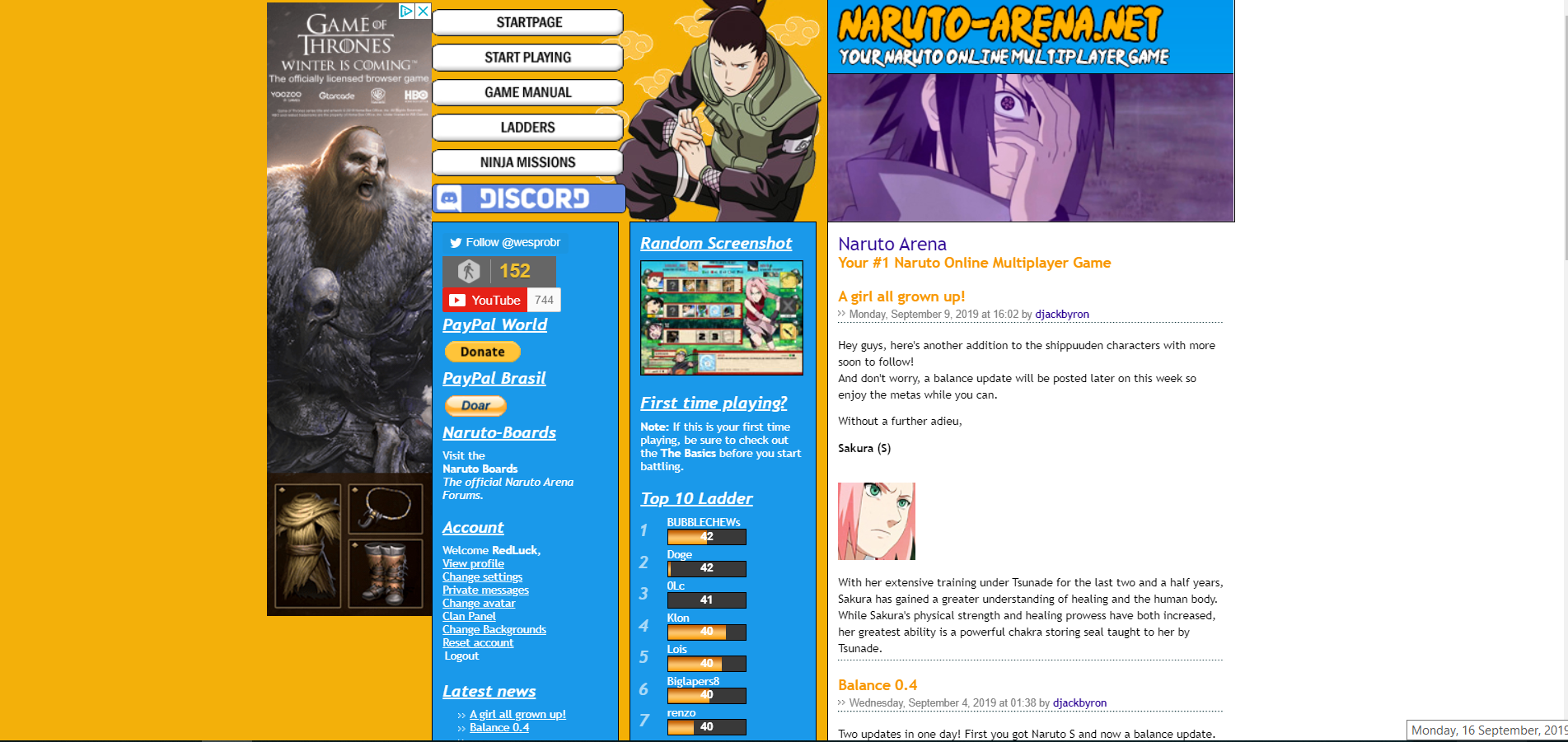 Naruto Arena