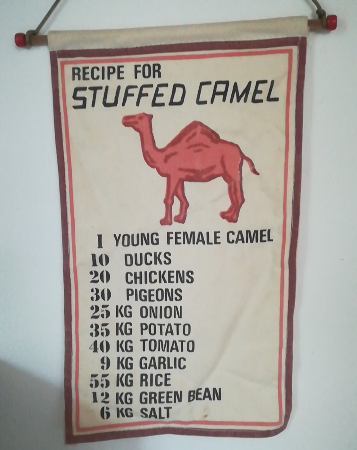 stuffed camel