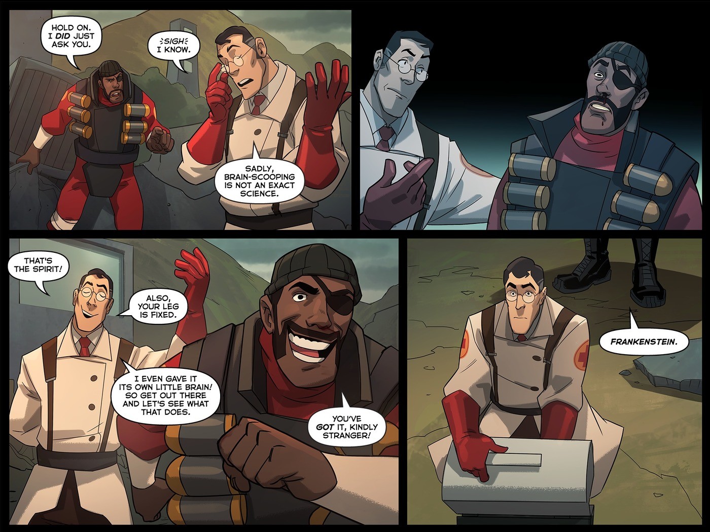 TF2 Comic: The Naked and the Dead Part 1.