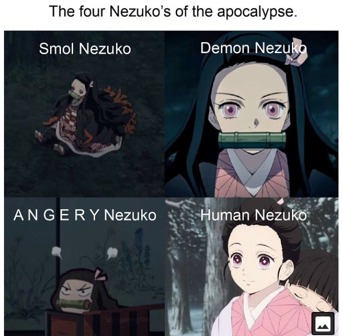 4 Nezuko Faces