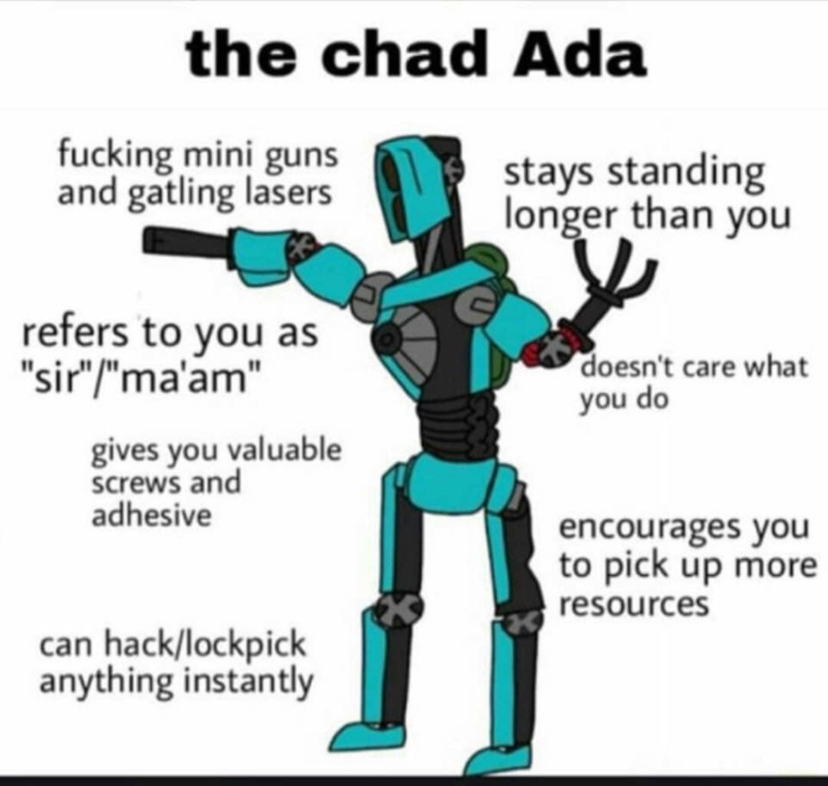 Ada is a pleasure to be around