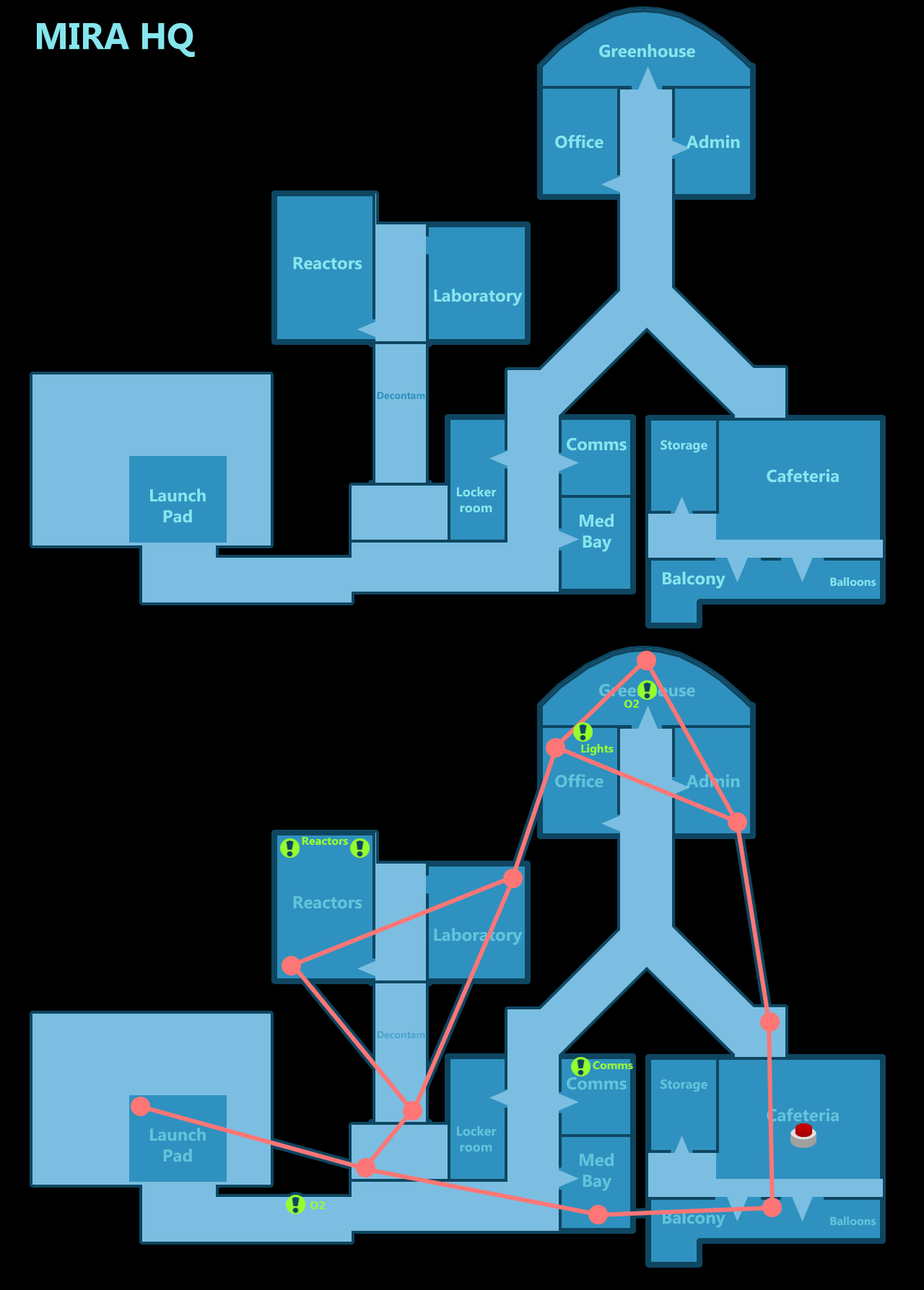 Карта mirahq among us