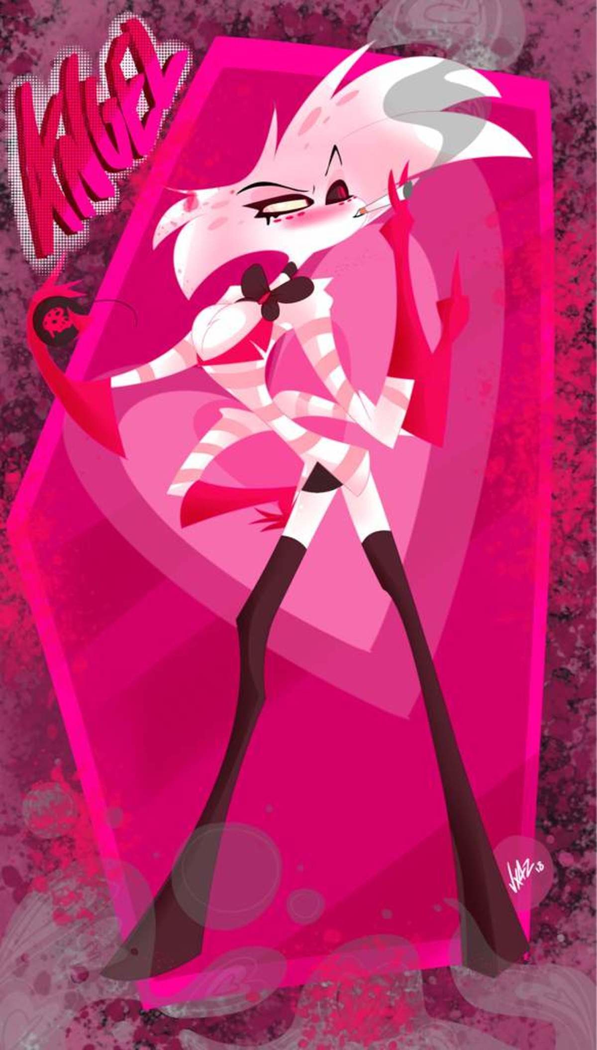 Angel Dust Hazbin Hotel Tumblr openarcdesigns