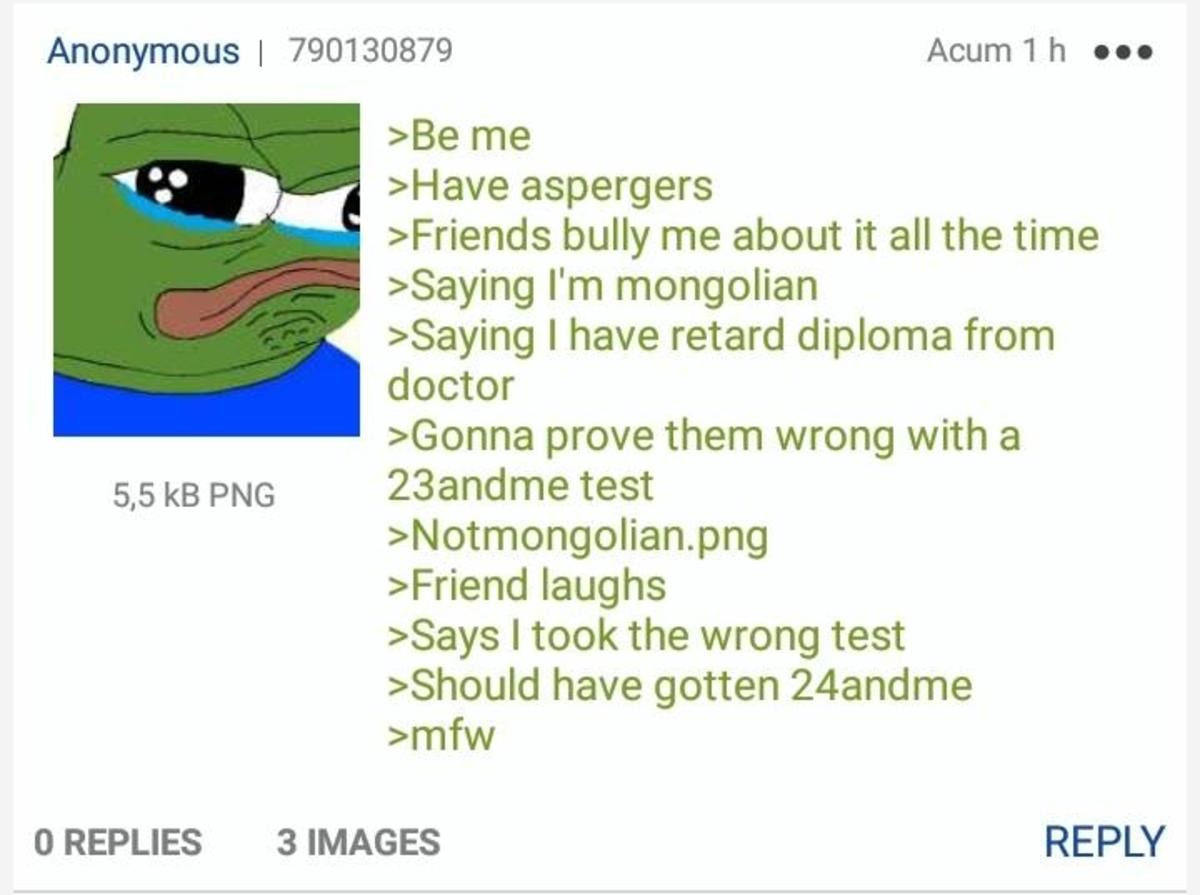Anon has Aspergers.