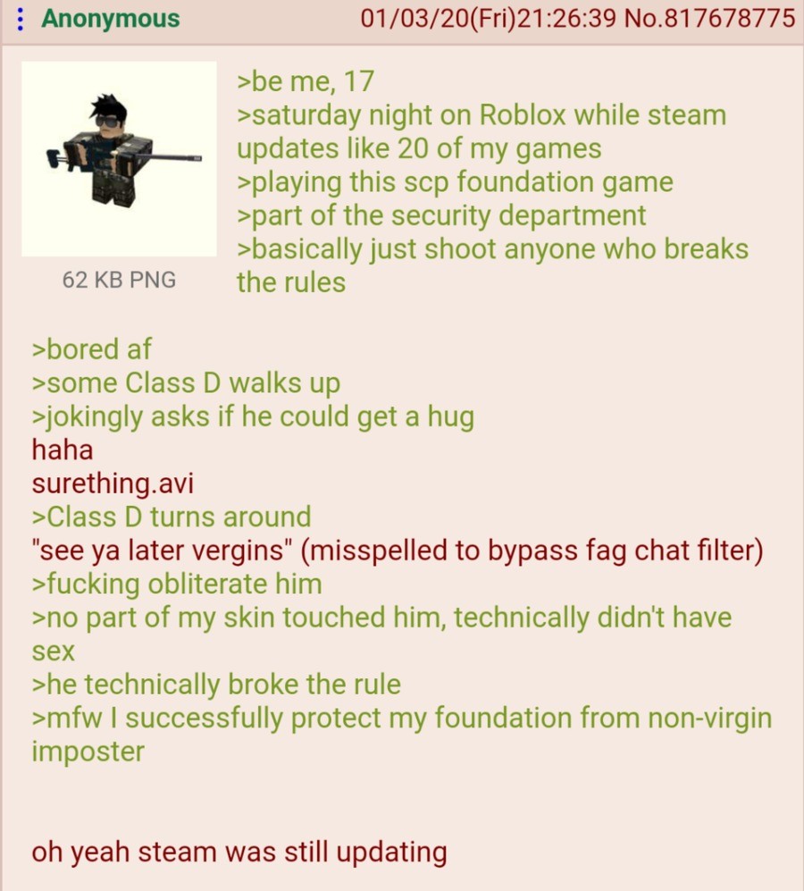 Anon Plays Roblox - how would i go about bypassing the roblox chat filter with a