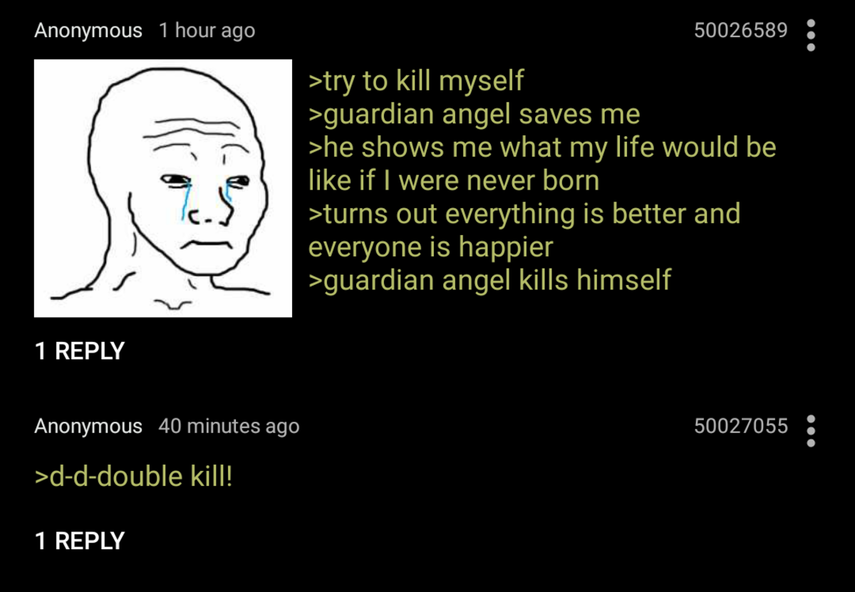 Anon Tries To Kill Himself