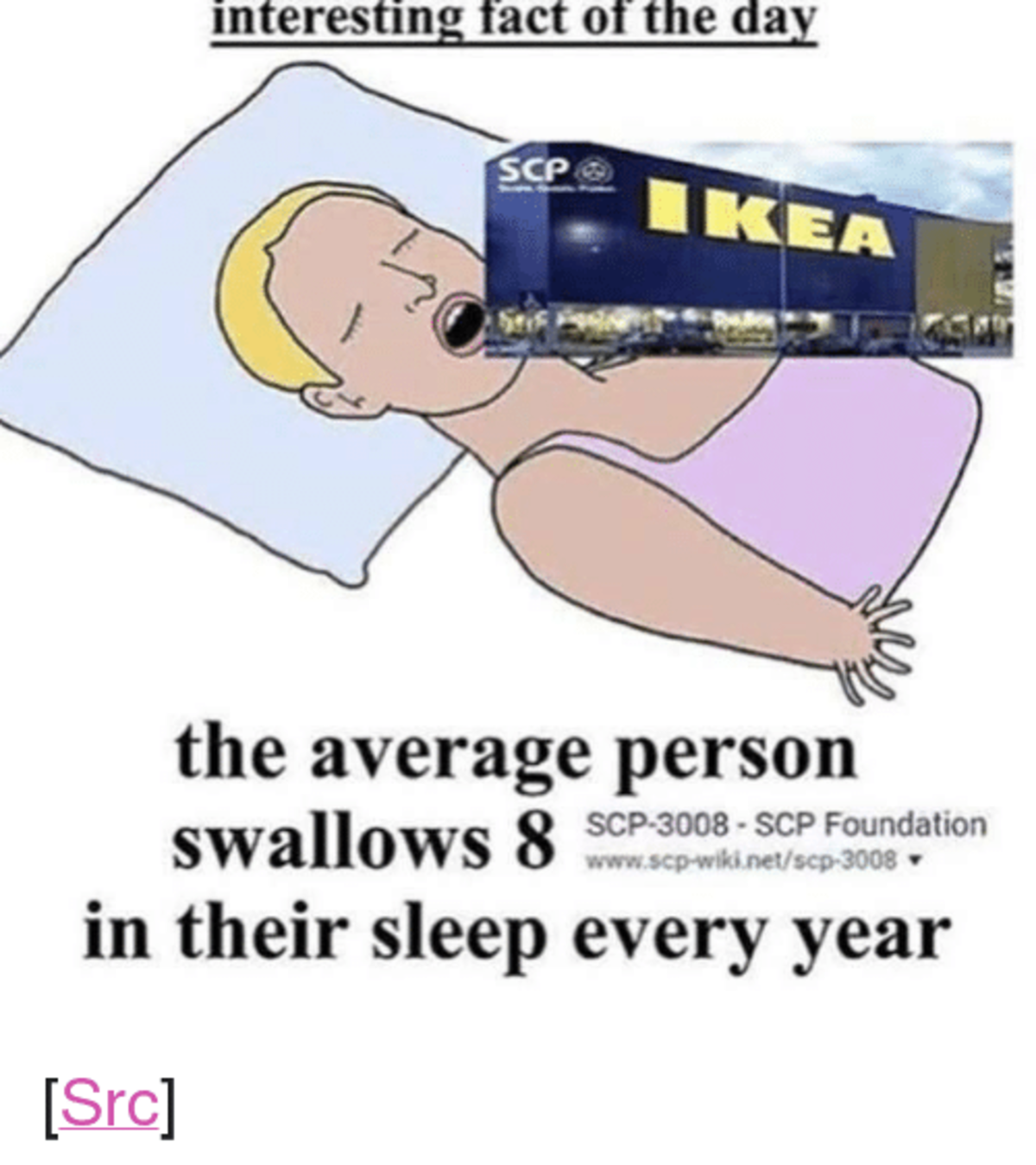 Average Person Swallows Comp