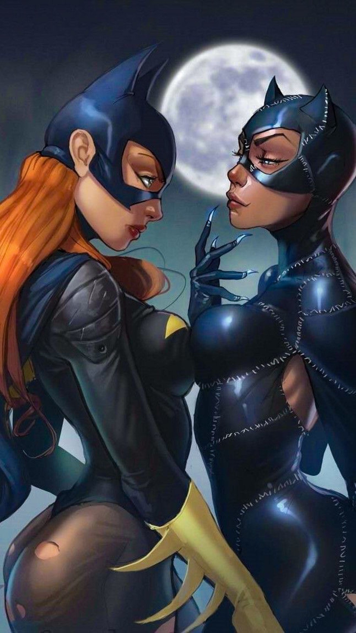 Batgirl & Catwoman.