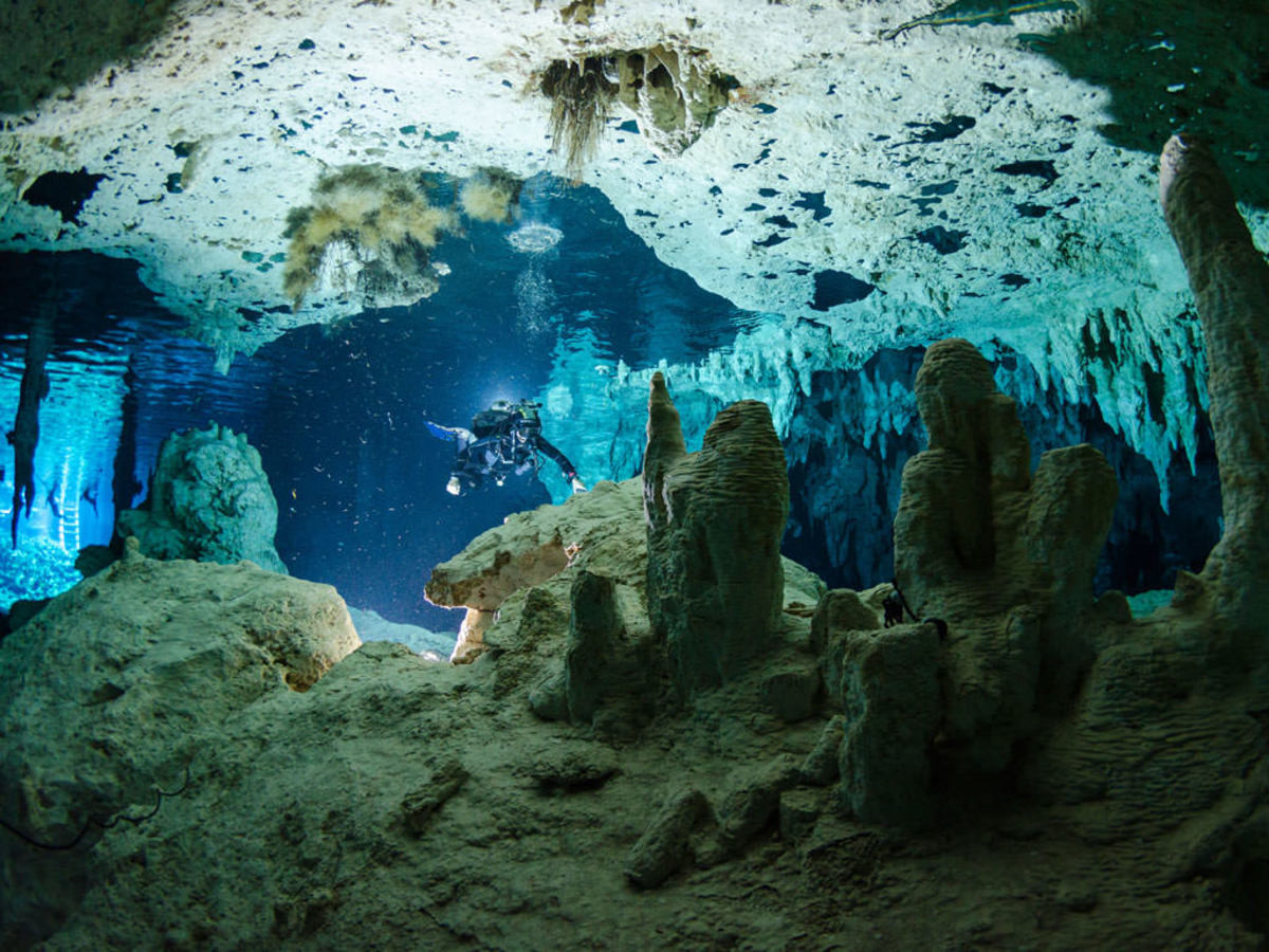 Аквариум подводный грот Ялта