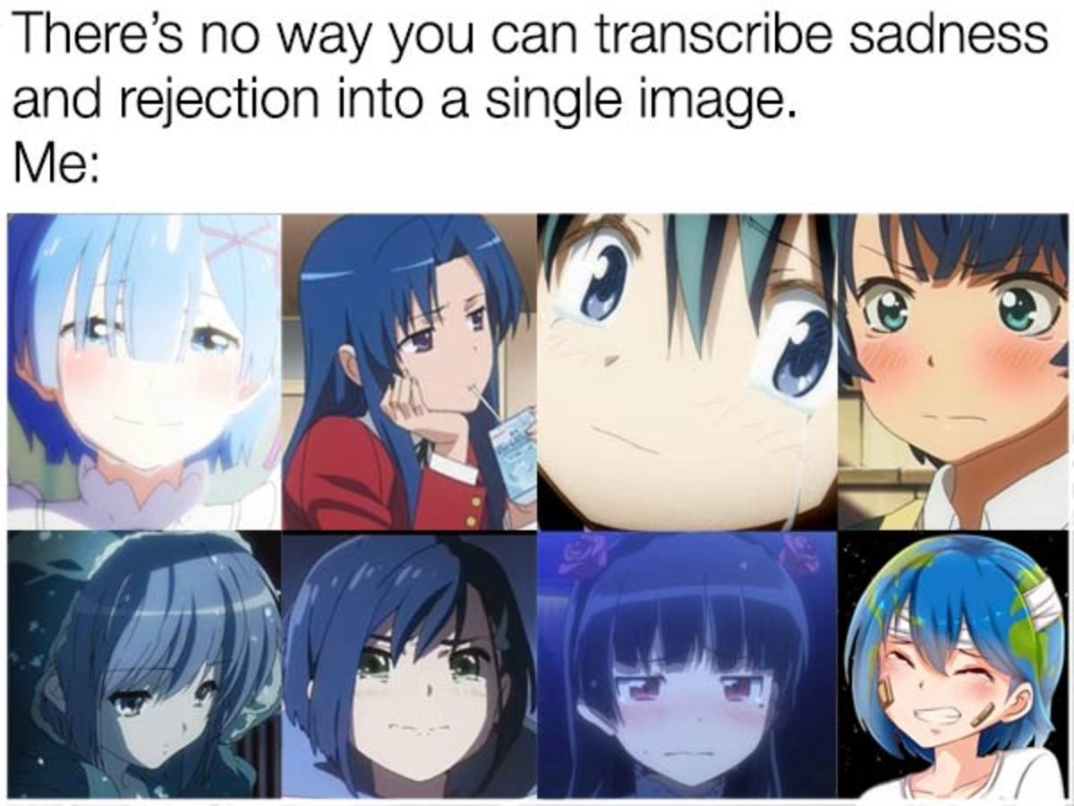 Blue Haired Anime Girls Never Win