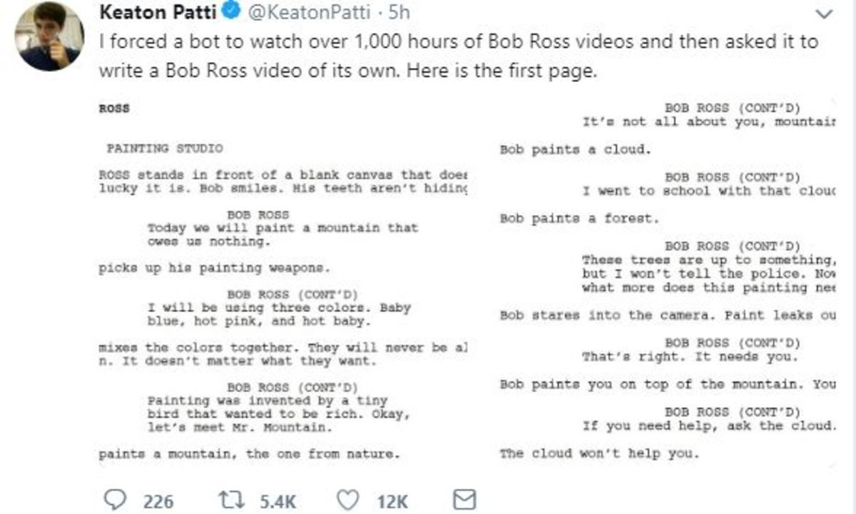 Bob Ross Bot Coming Soon