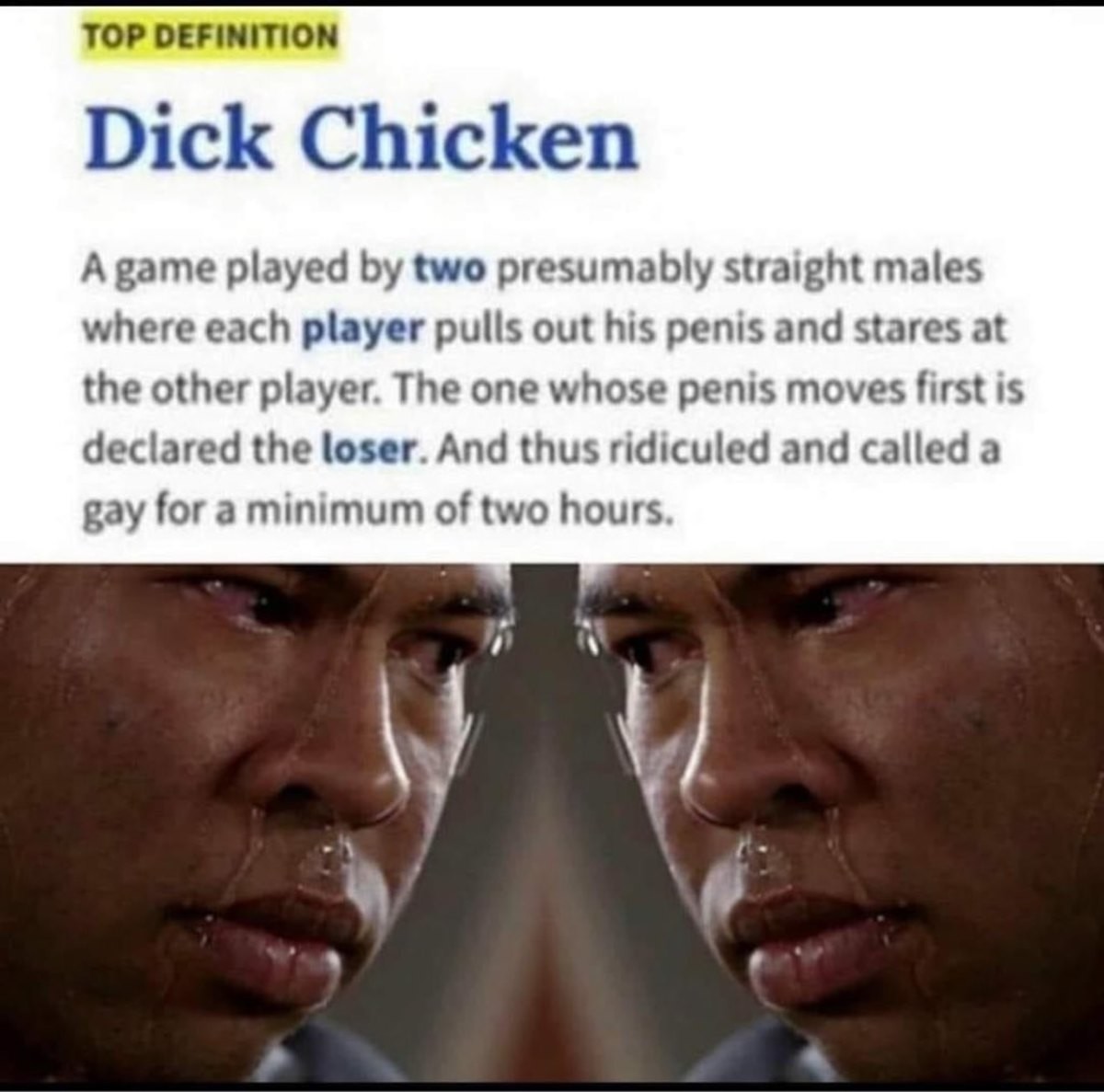 Chicken dick game