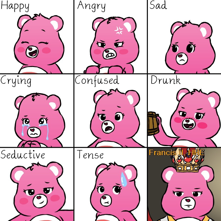 angry care bear