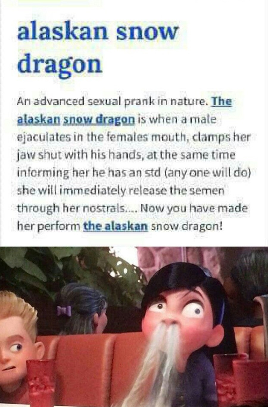 Jul 23, 2021 - a prank like alaska snow dragon may be fun for one but cause...
