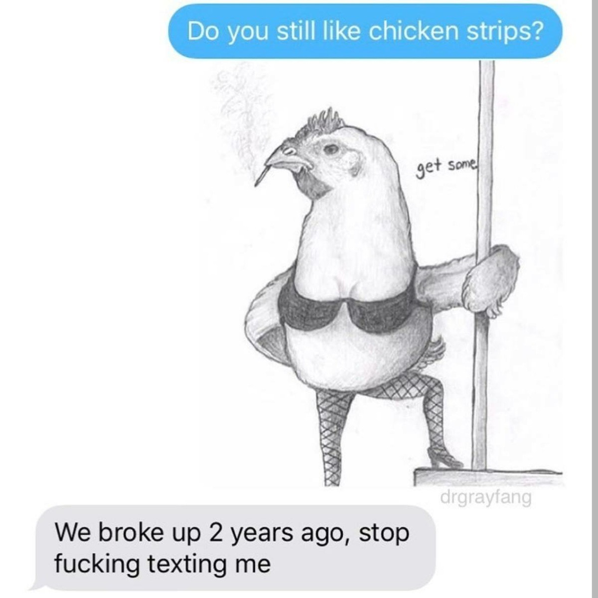 chicken strips.