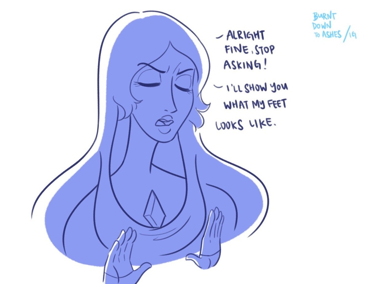 They did not think it through on the Blue Diamond plush. clear womanly tiny...