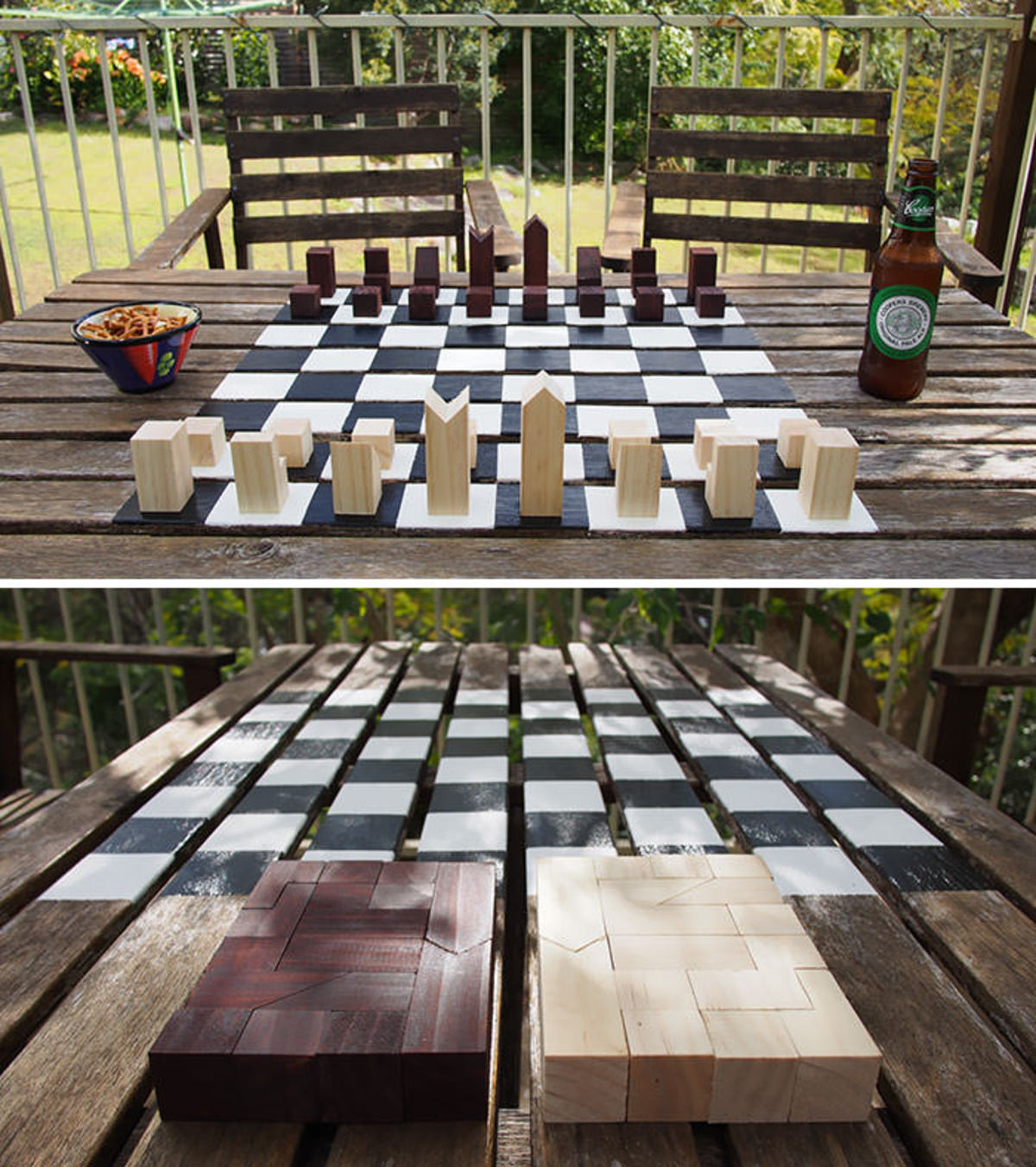 Шахматы в минималистическом стиле