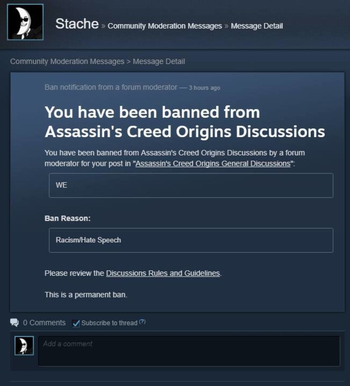 You have been banned on steam фото 1
