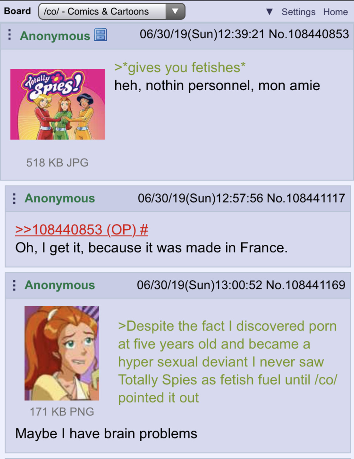 co discusses Totally Spies